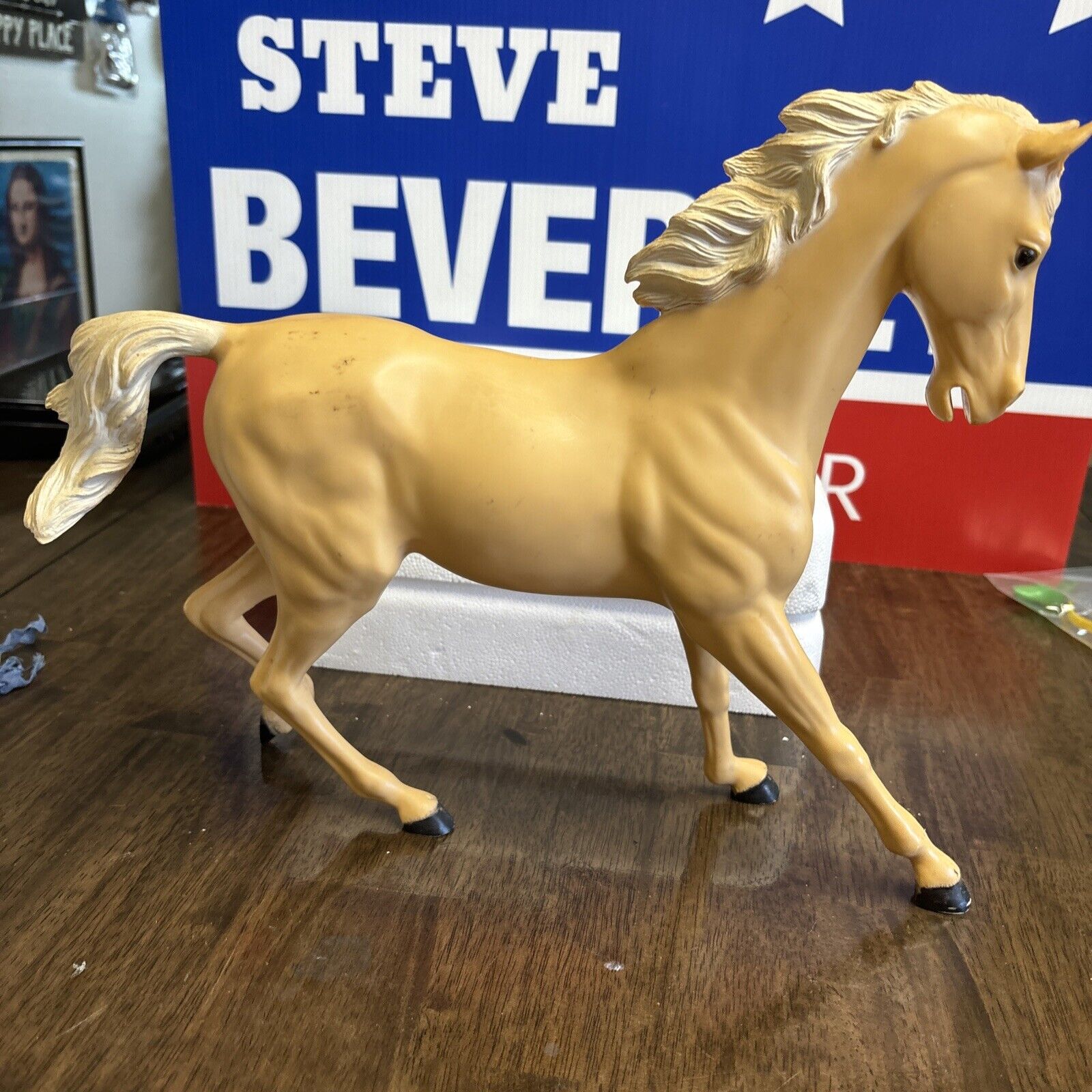 VINTAGE MARX JOHNNY JANE BEST OF THE WEST PALOMINO FLAME HORSE