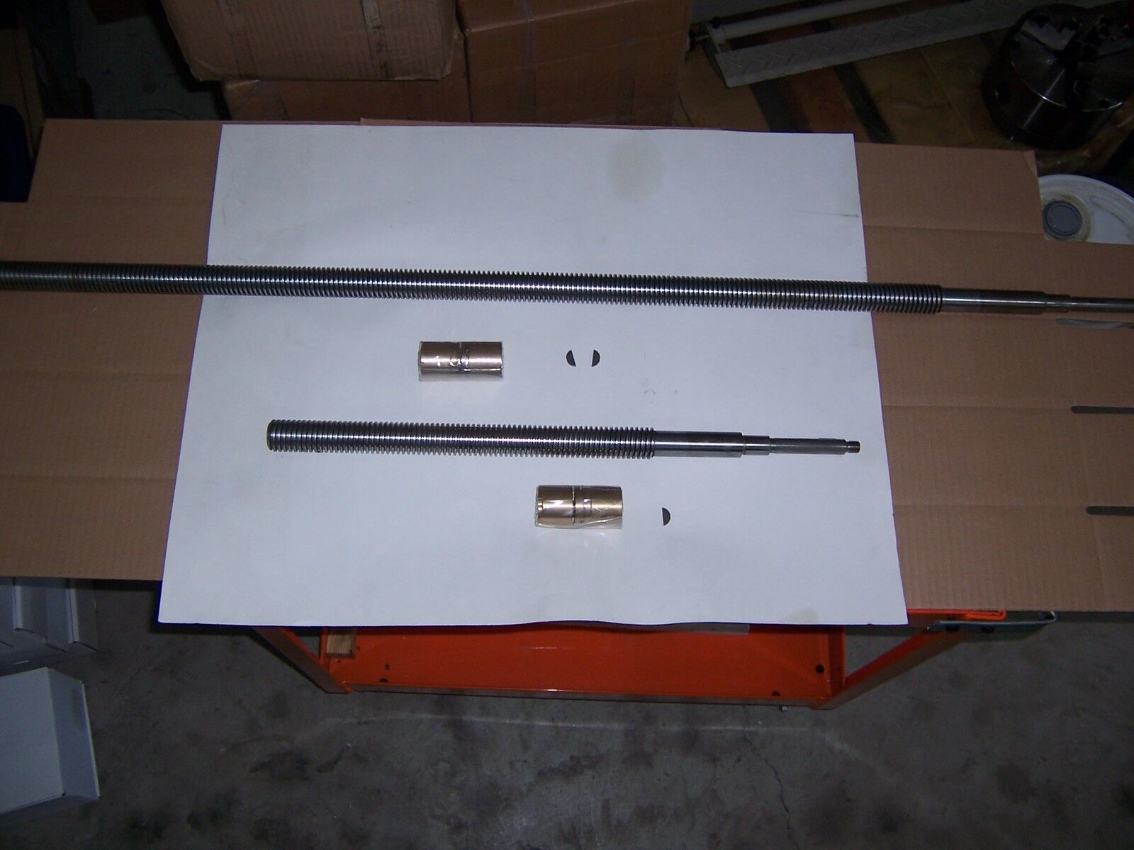 LEADSCREW MANUAL CROSS FEED ASSY X and Y AXES, 9x42\