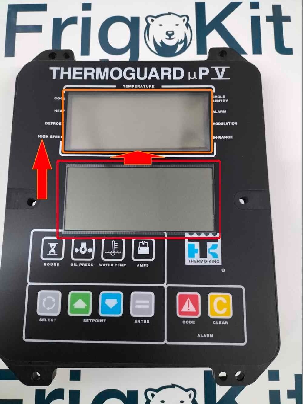 TRP LCD DISPLAY REPLACEMENT FOR THERMOGUARD UPIV UPIV+ MPV MP-IV MP-VI+ SR+ SB