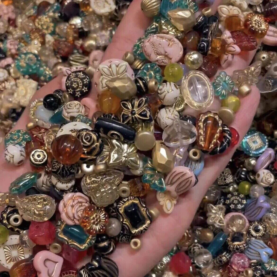 Vintage Now Bulk Jewelrybead Lot 250Pcs ALL Brand New Untested 200+Mix and Match