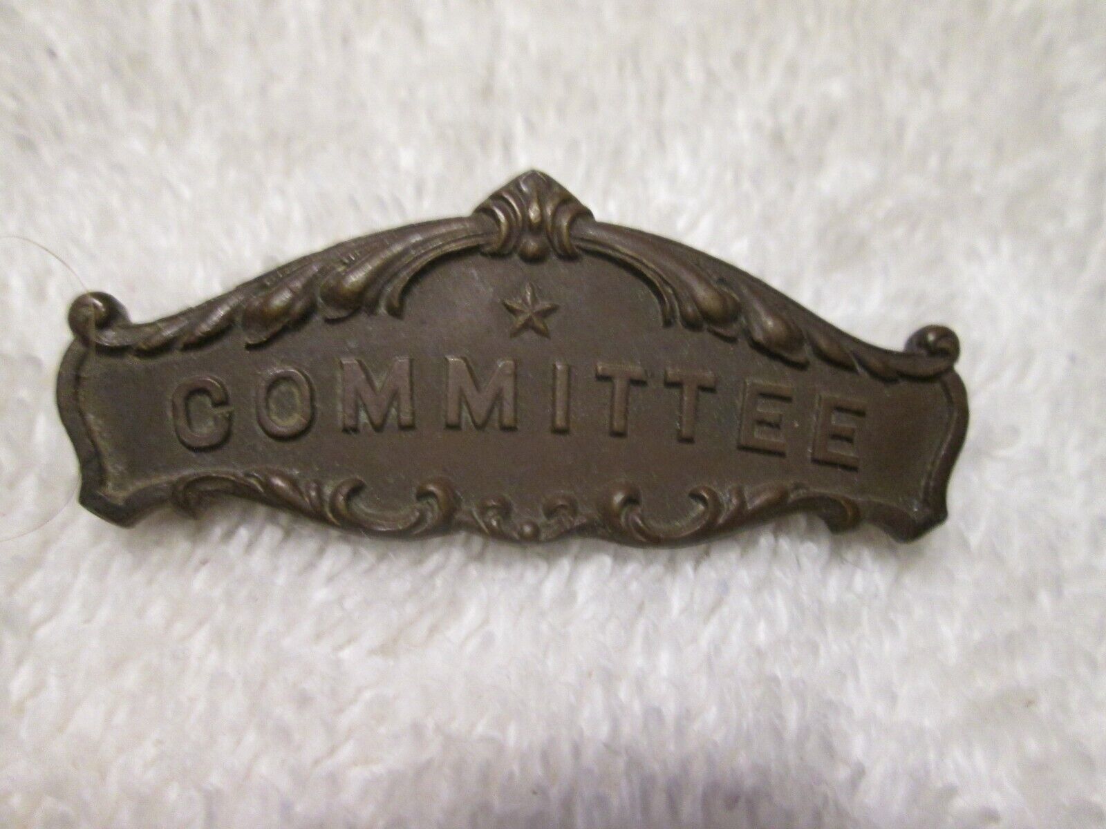 Antique Committee Pin Medal Makers Mark J.K. Davison Philadelphia Early 1900\'s