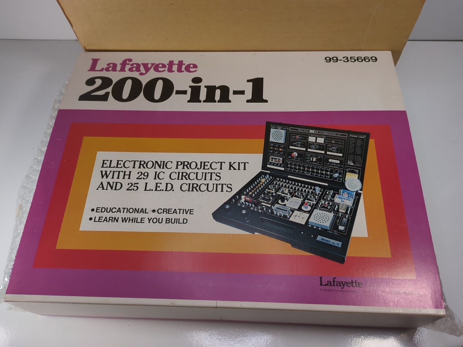 vintage Lafayette 200-in-1 Project Kit 99-35669 new old stock