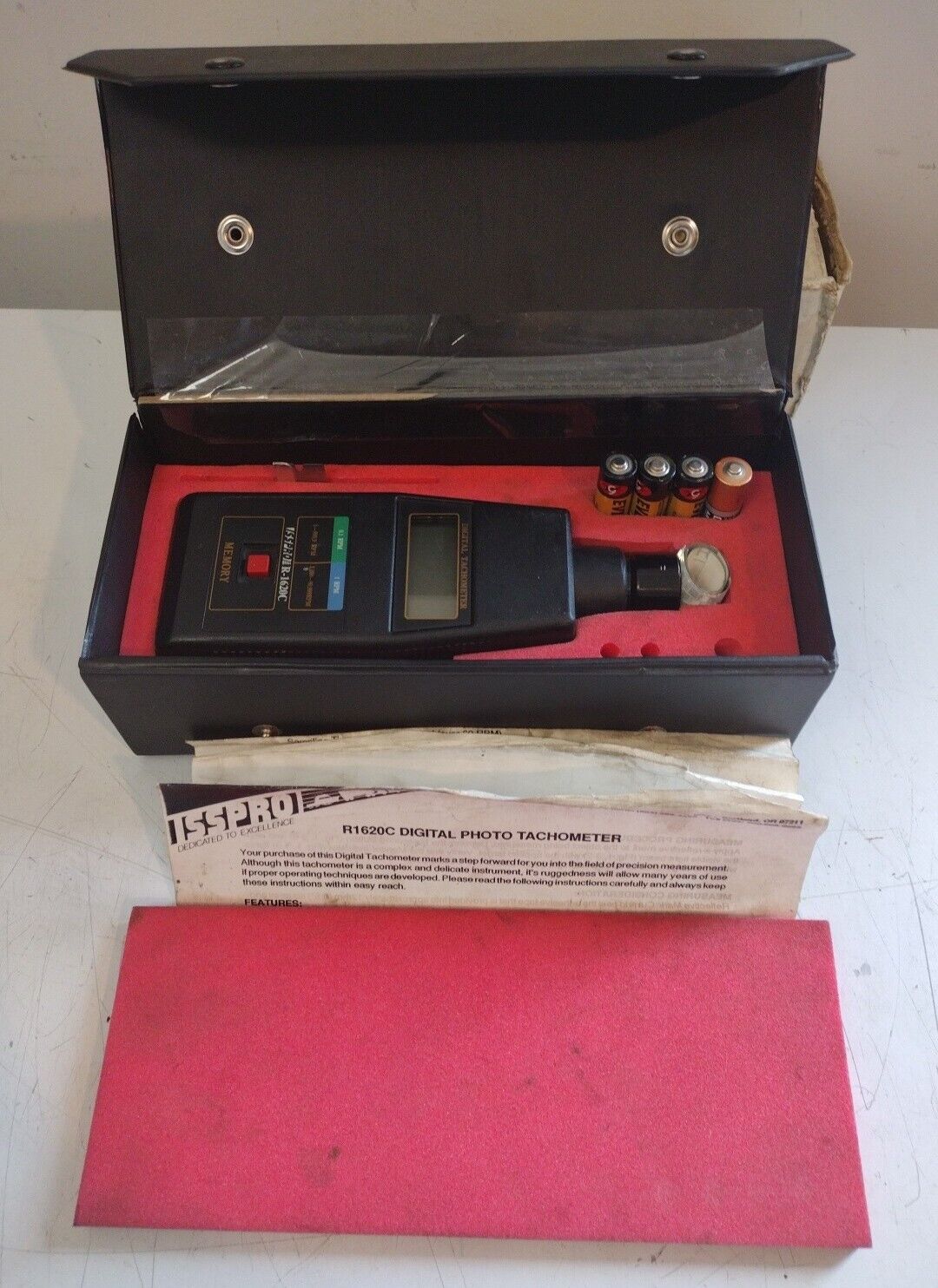 Vintage R1620C | R-1620C Digital Photo Tachometer - Used Tested Working Well 