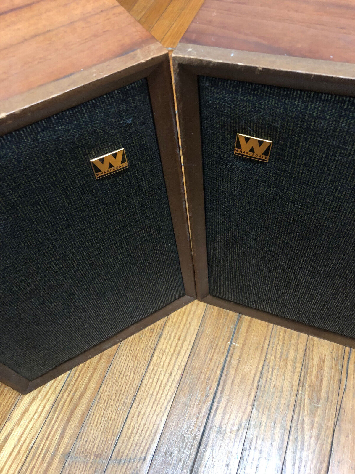 VTG Wharfedale Speaker Pair - Denton W20D Made in England 