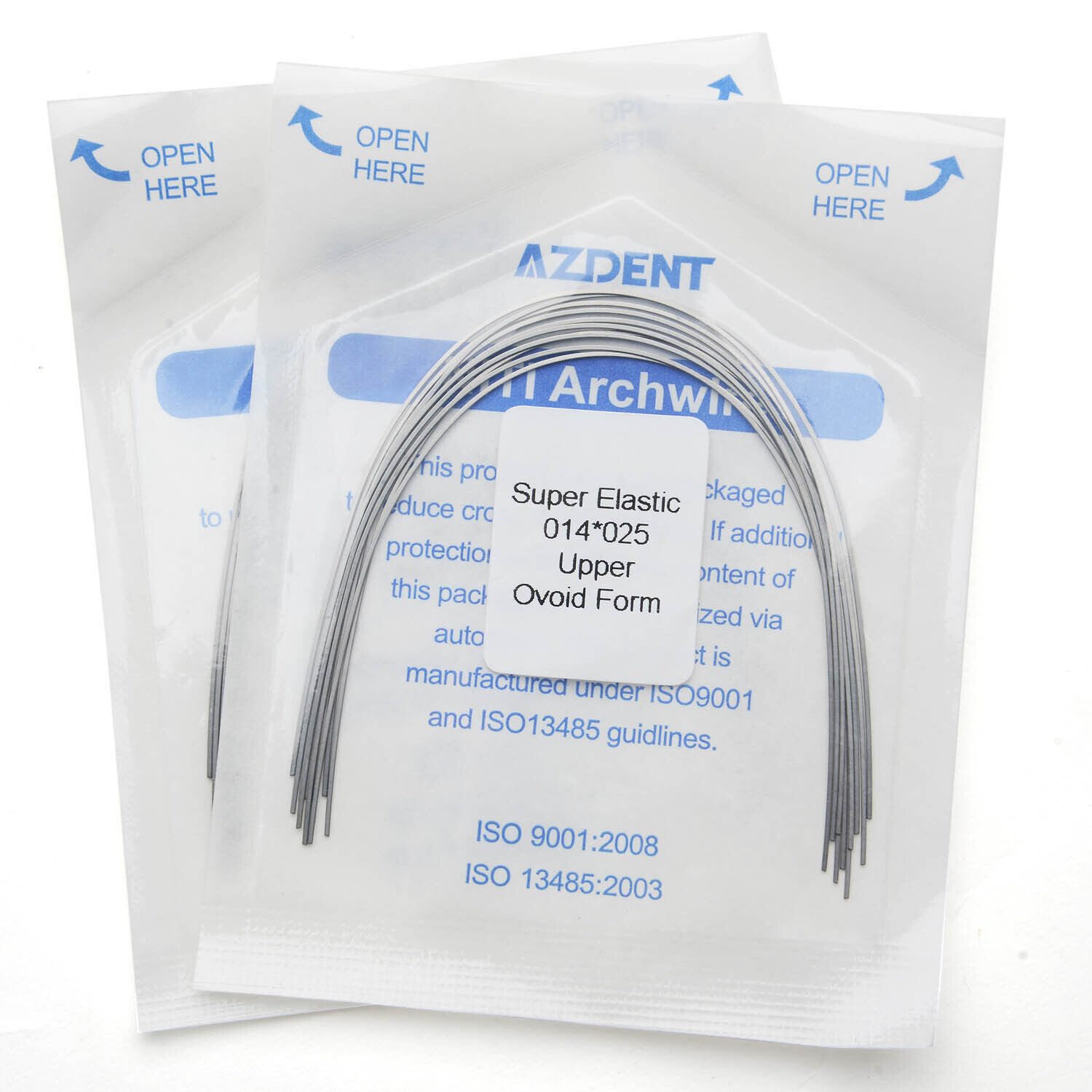 AZDENT 10pcs/Pack Dental Orthodontic Super Elastic Niti Arch Wires ( Ovoid )