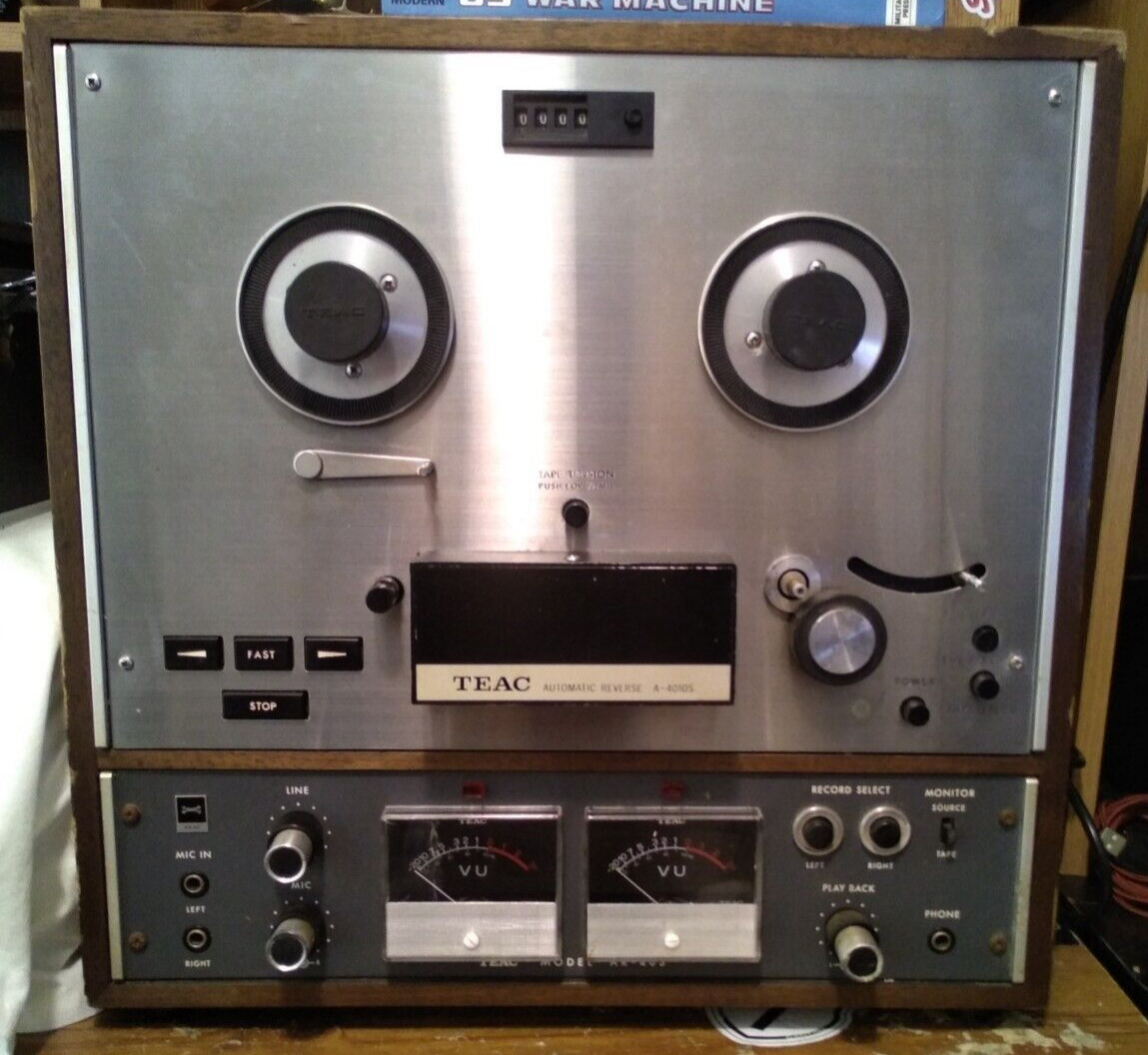TEAC A-4010S AR-40S Old Reel to Reel Stereo Tape Deck Recorder From Japan