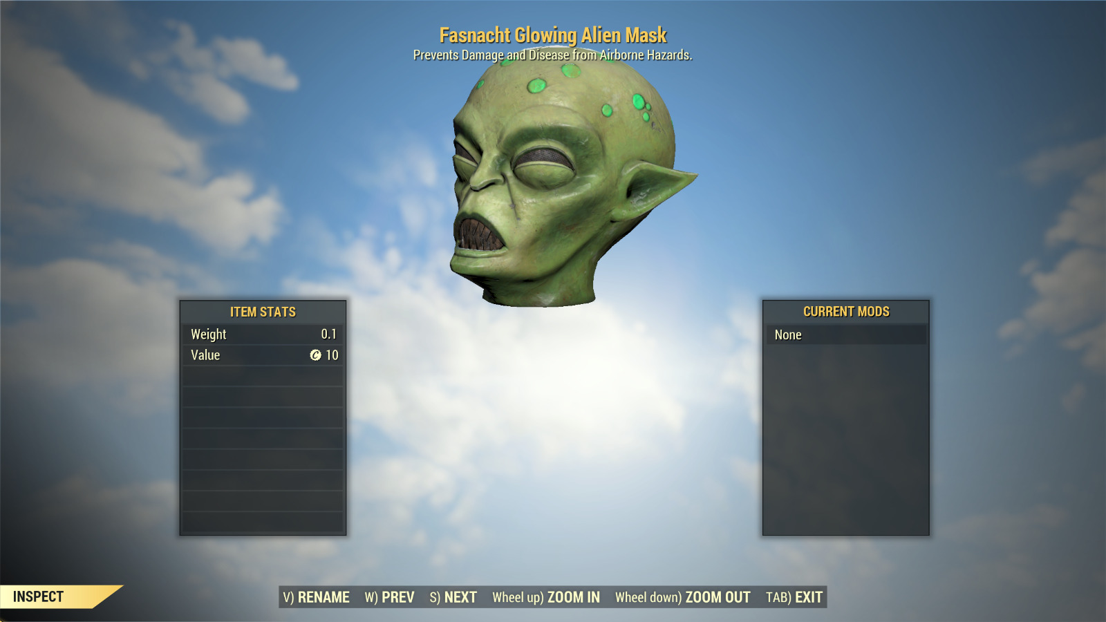 FO 76 PC ALL 6 GLOWING MASKS +6 NEW PLANS 2024 FASNACHT RARE EVENT REWARDS