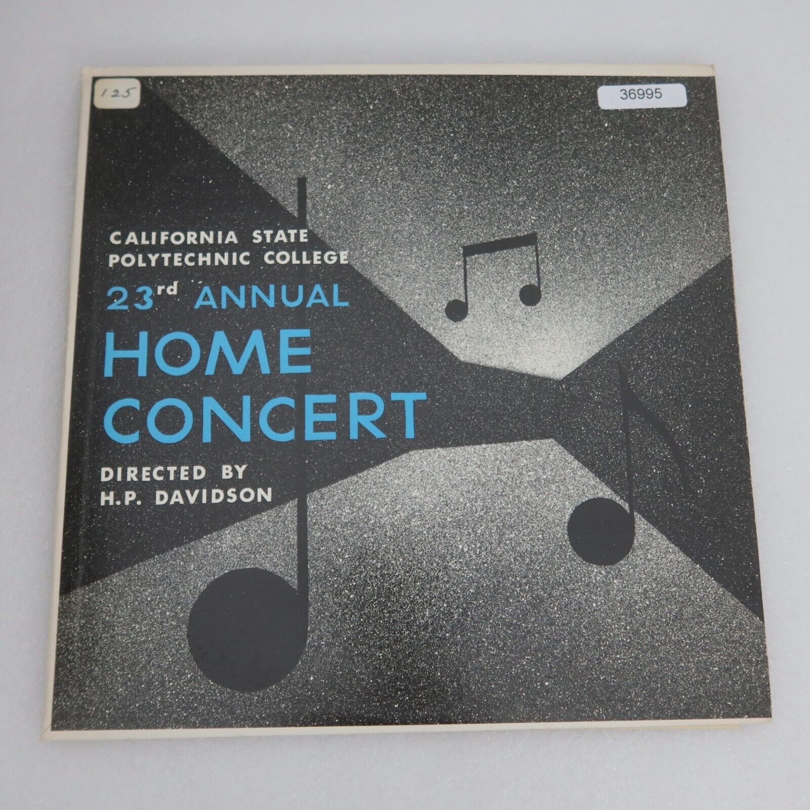 Hp Davison Cal Poly 23Rd Annual Home Concert 1964 LP Vinyl Record Album