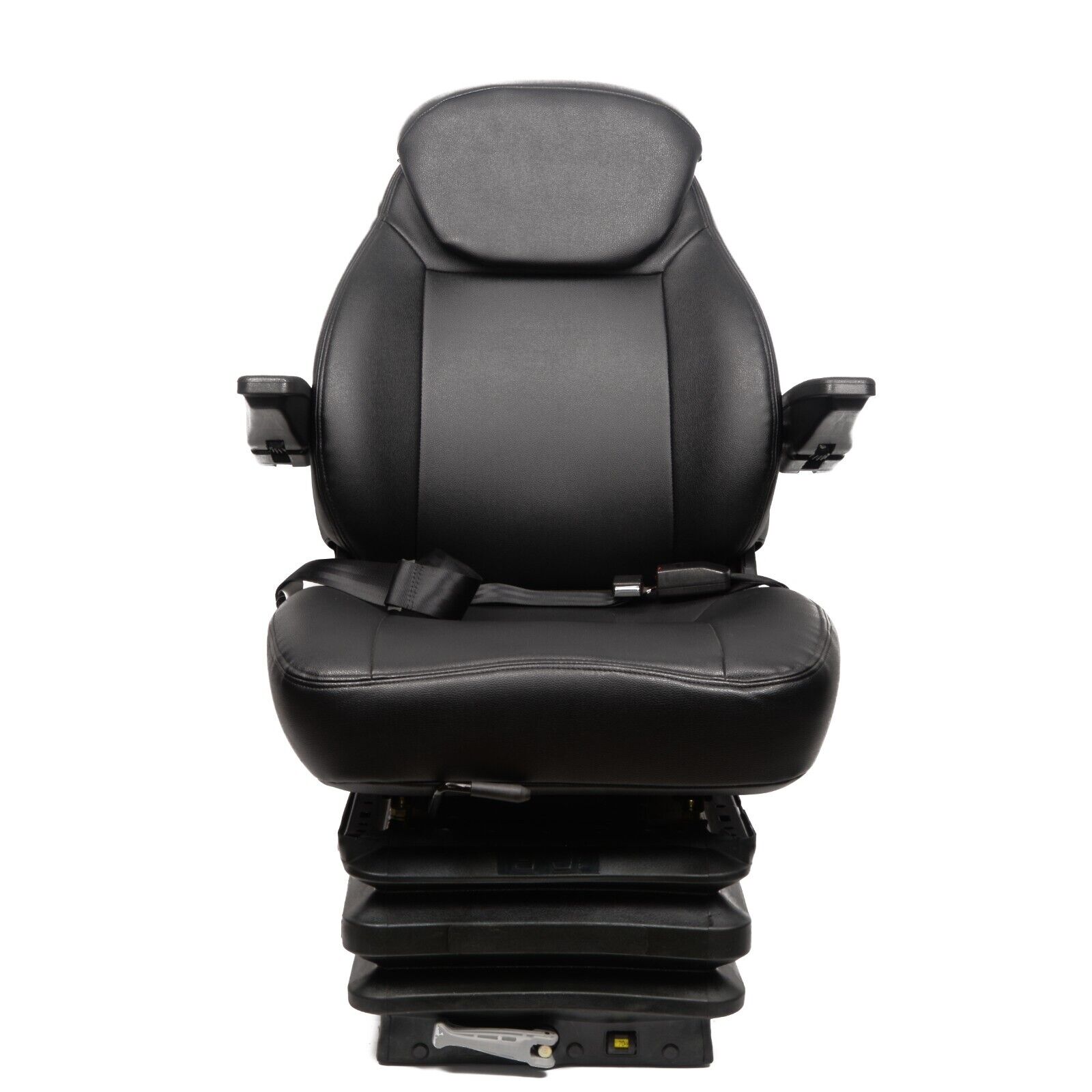 Heavy Duty Mechanical Suspension Tractor Seat with Adjustable Headrest/Armrest.