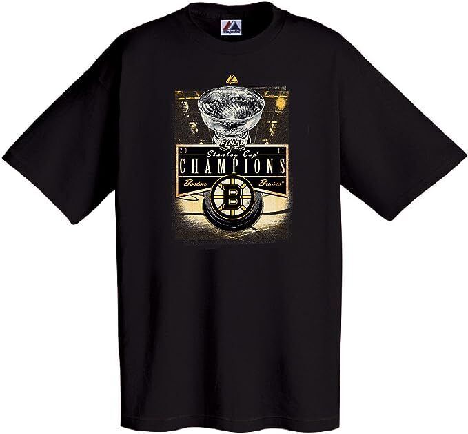 NWT 2011 3X Big Tall Boston Bruins Stanley Cup Champs T-Shirt