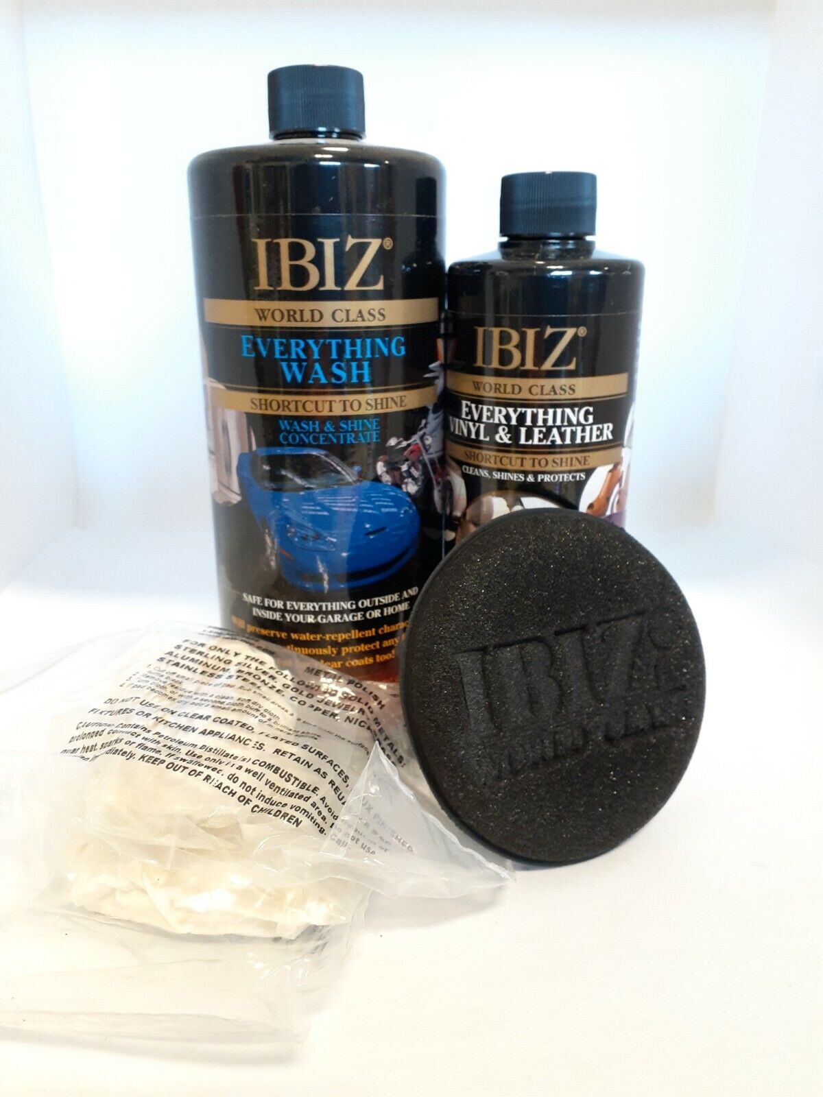 IBIZ WORLD CLASS Everythjng: Vinyl & Leather, and Wash. See description for more