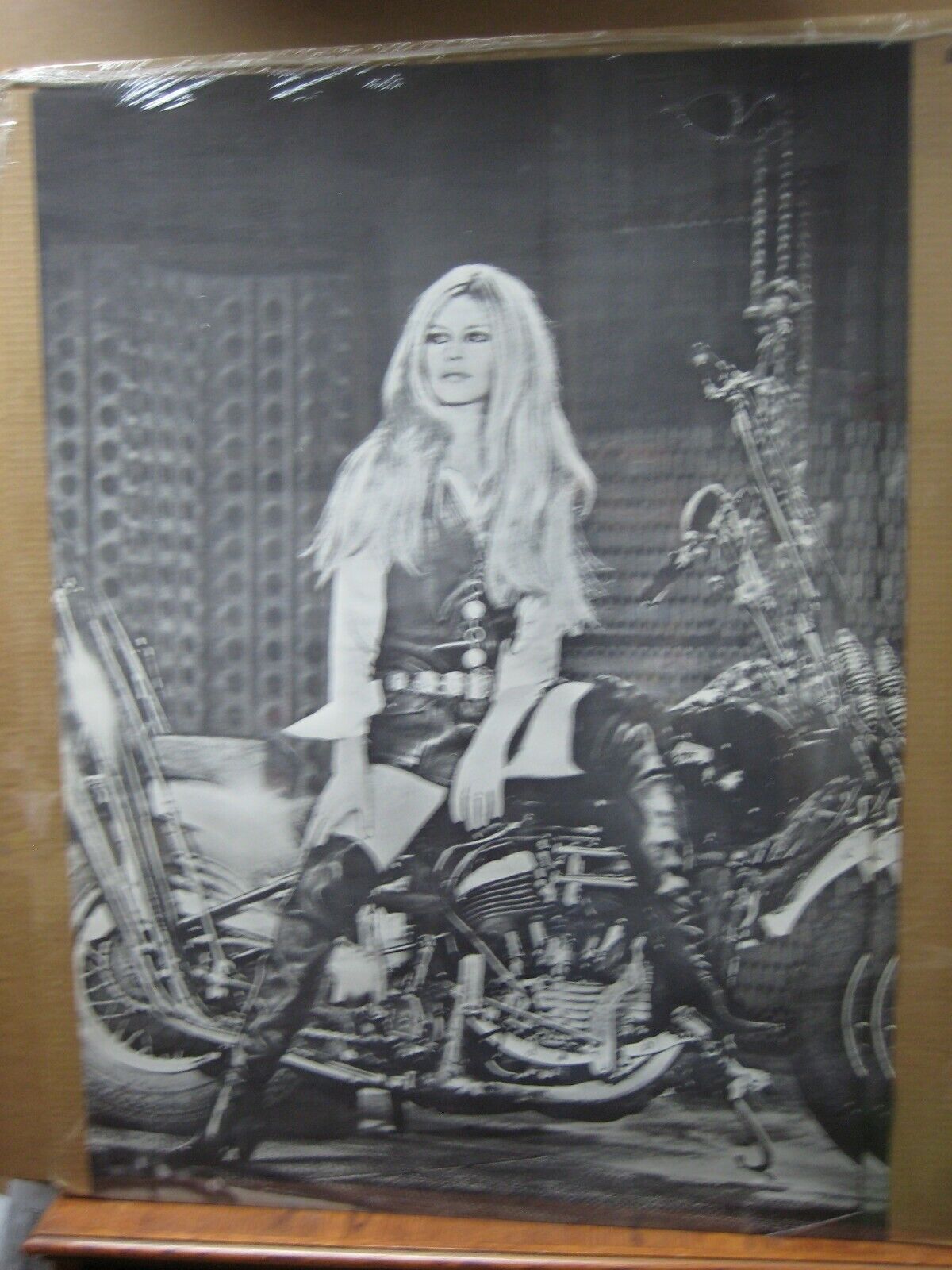 Vintage Black and White Large Brigitte bardot 1960\'s hot girl inv#6959