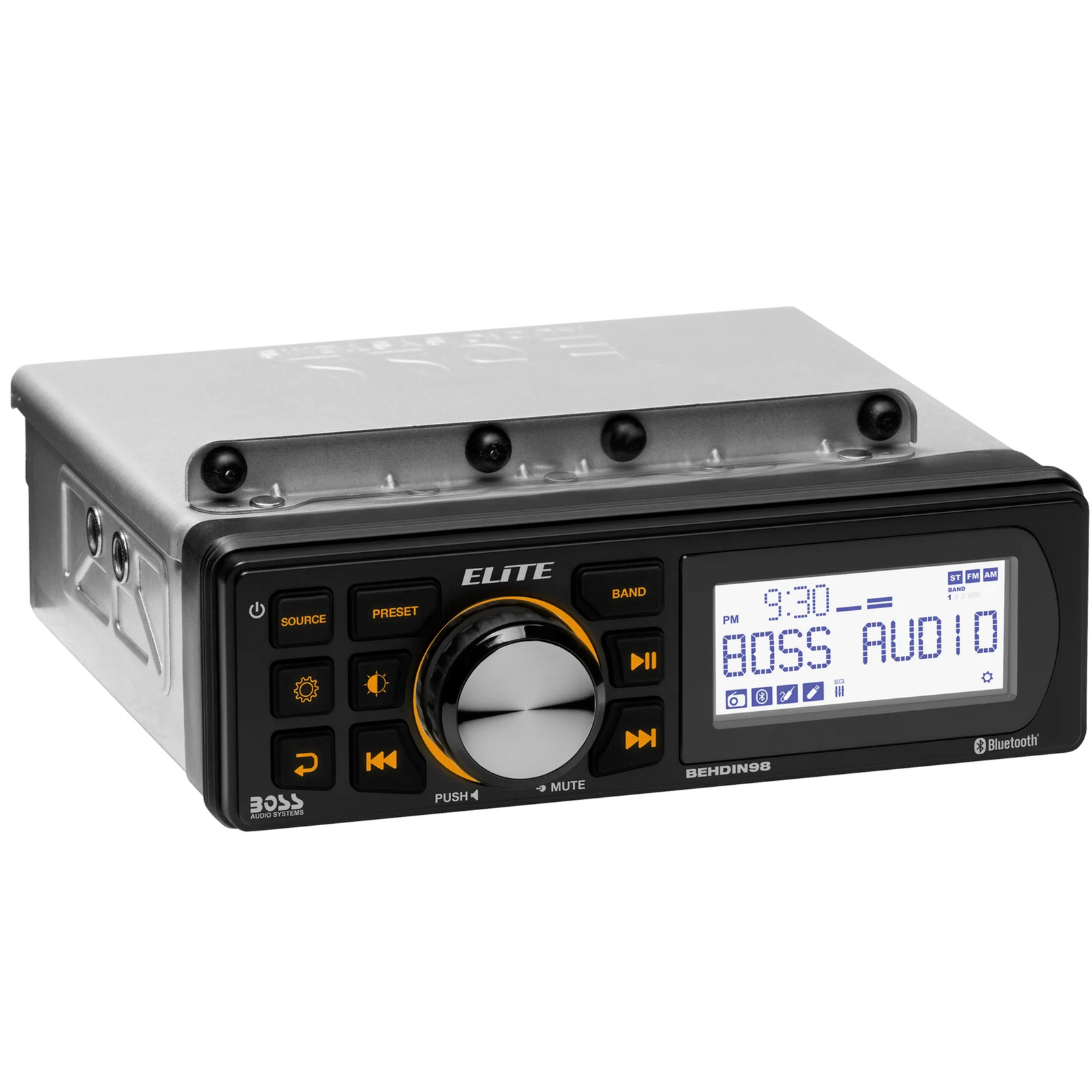 Boss Elite Direct Fit Harley 98-13 Bluetooth MP3 AM/FM Receiver 3\