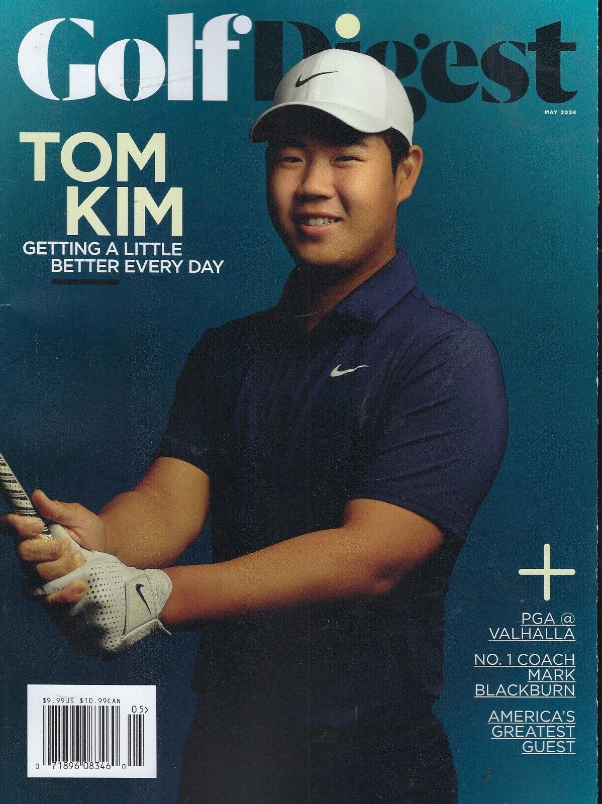 Golf Digest Magazine  May 2024   Tom Kim