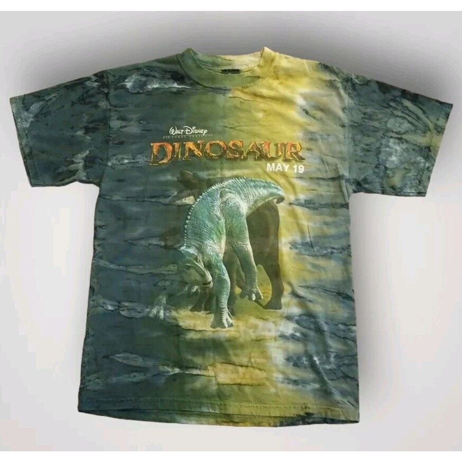 VTG 90s Disney T Shirt Dinosaur Movie Ride Promo Cast Member Men’s Sz M