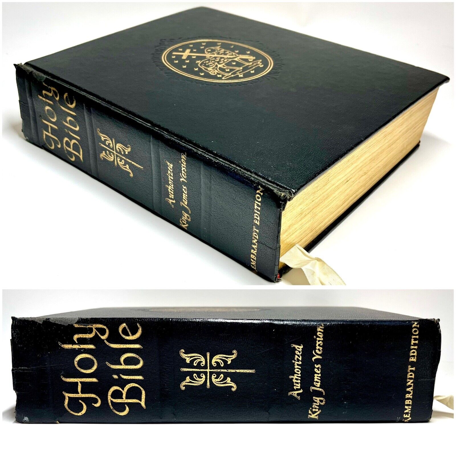 Holy Bible Michelangelo Edition King James Version 1969 Family Christian Faith