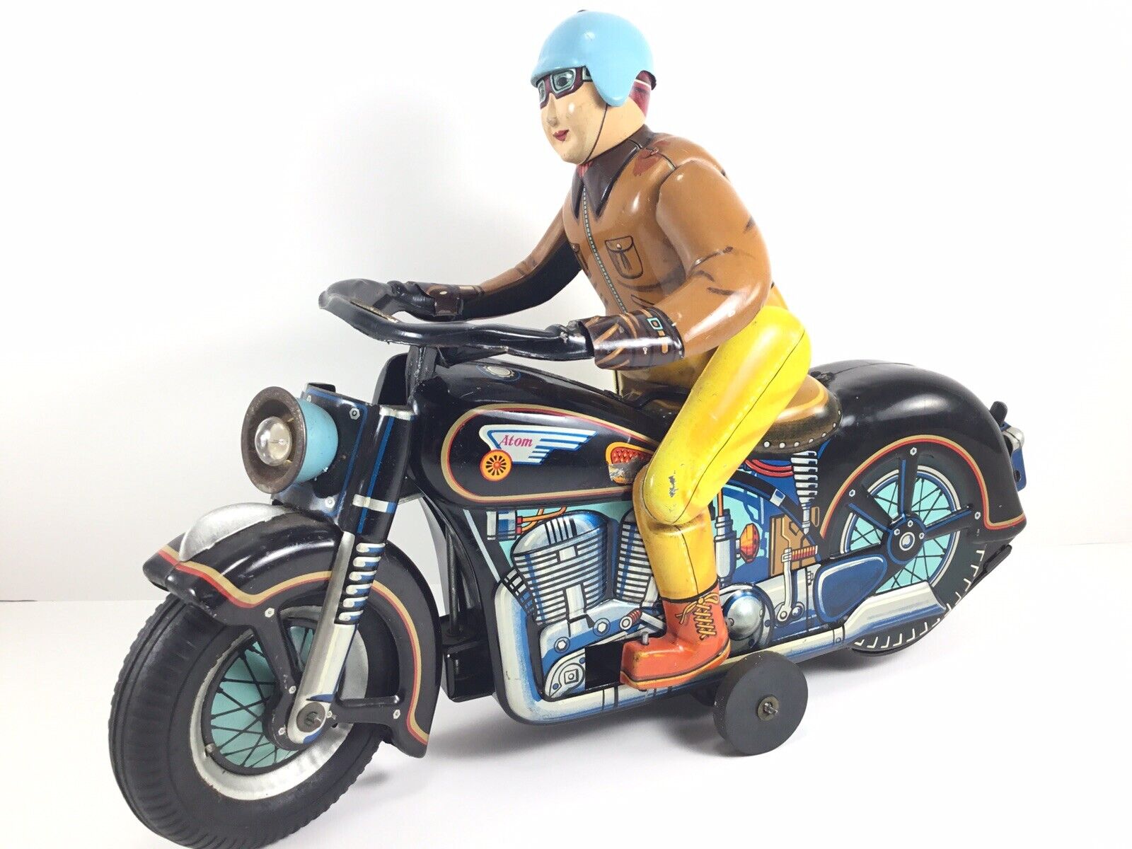 1950\'s Masudaya (MT) EXPERT ATOM TRICK MOTOR CYCLIST