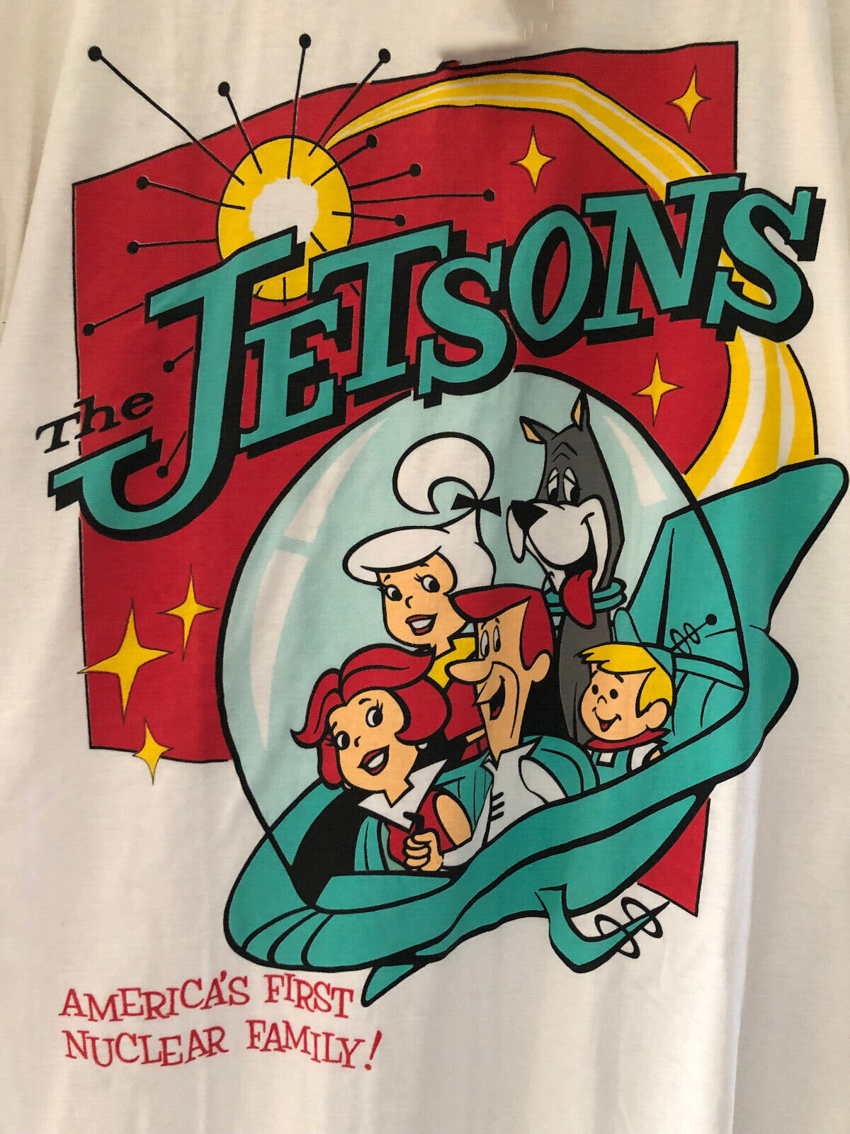 The JETSONS America\'s Frist Nuclear Family Shirt White Unisex S-5XL LE023