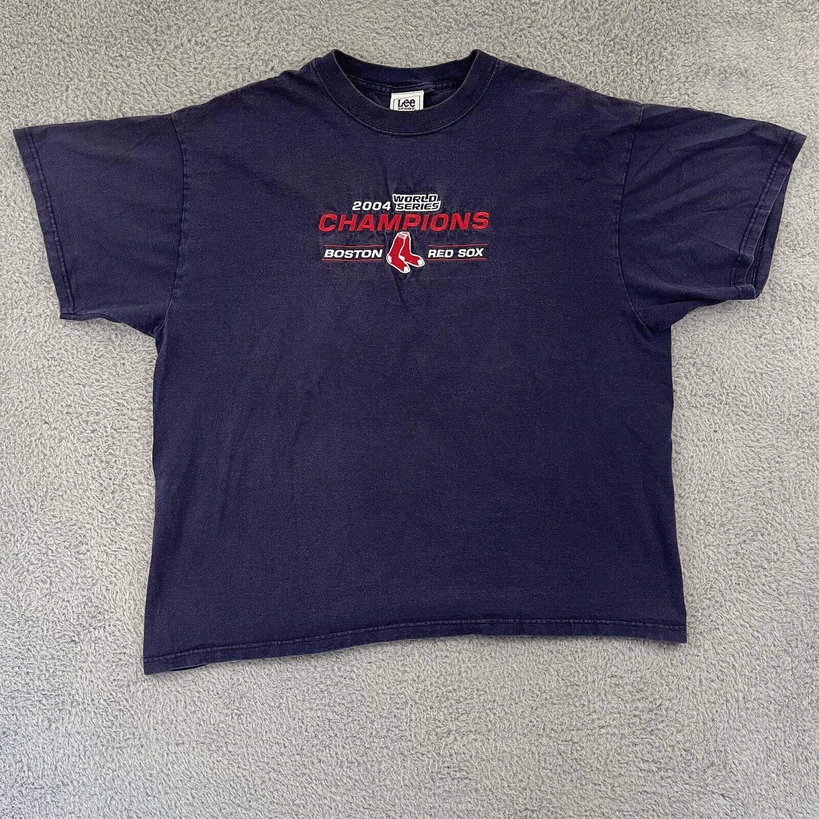 Vintage Boston Red Sox T-Shirt Men’s XL Blue Sports MLB Baseball Cotton USA