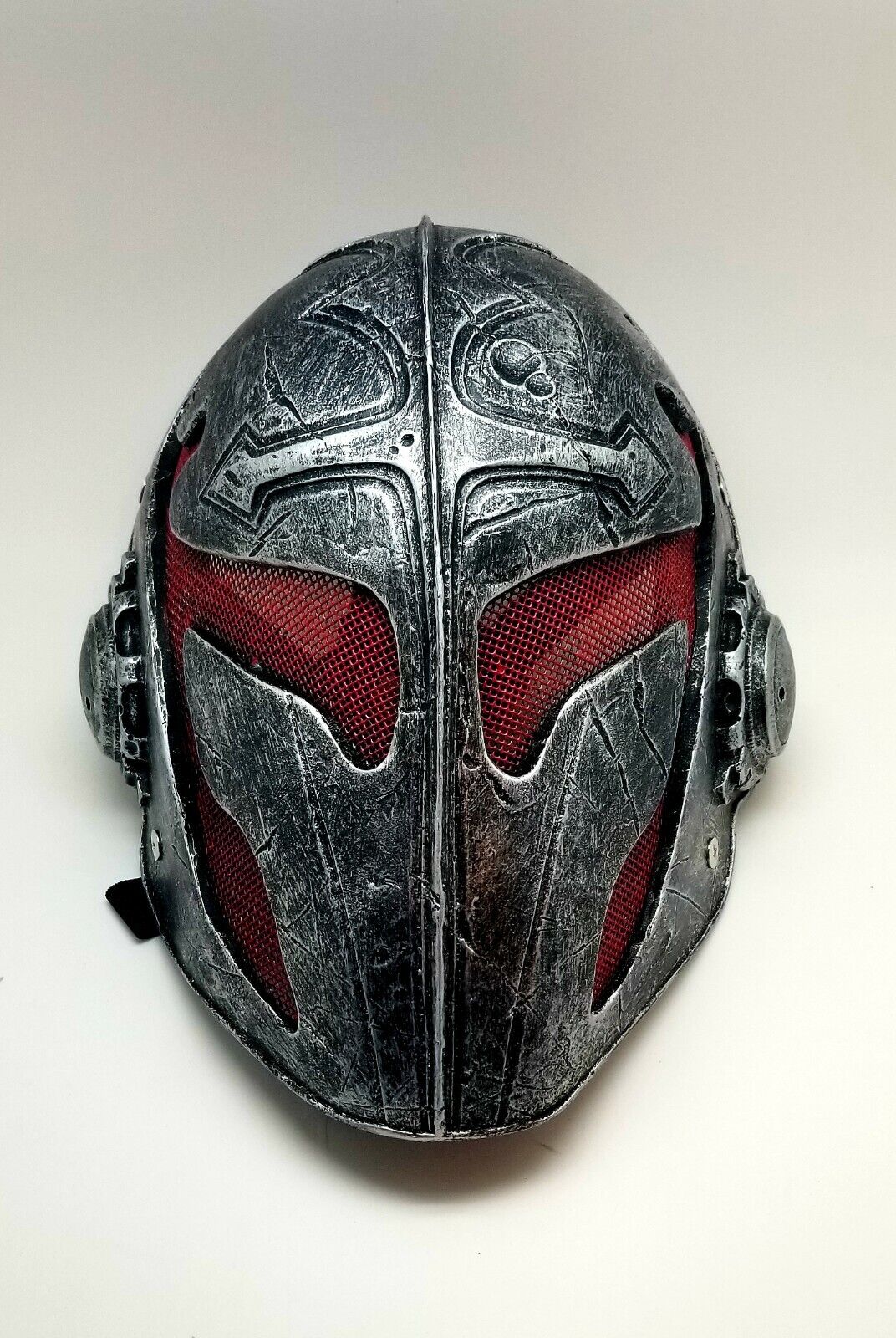 New Red Paintball  Knights Full Face Protection Templar Mask. I4