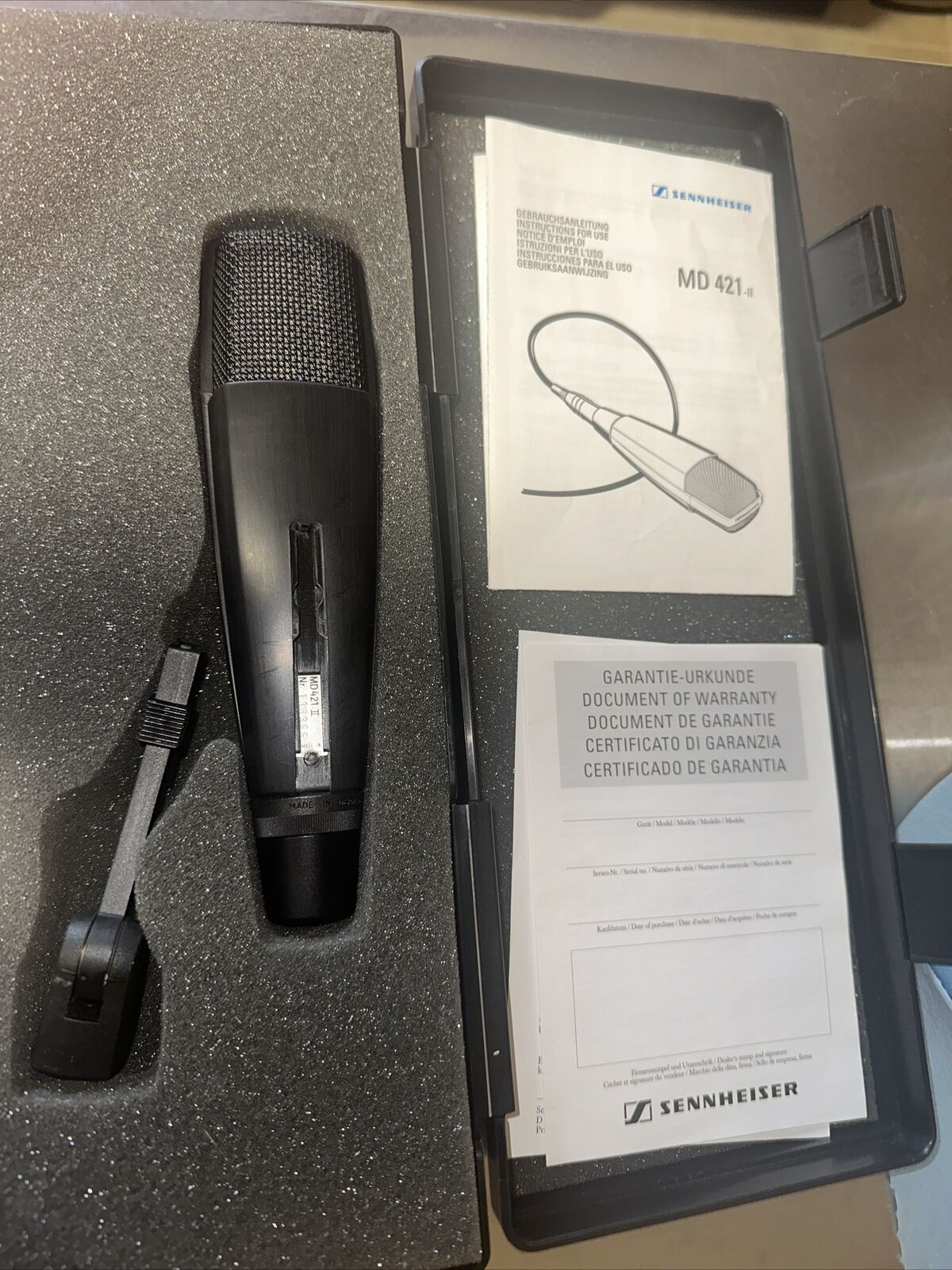 SENNHEISER MD421-II Dynamic Microphones Cardioid Recording Mic [Excellent]