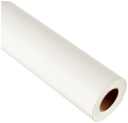 (345-42 300 Series Bristol Roll, Smooth Surface , White
