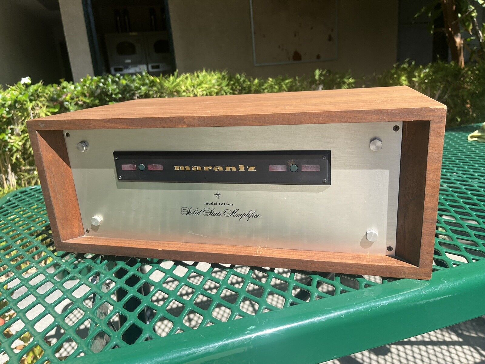 Marantz Model 15 Amplifier 15 Dual Mono & Cabinet