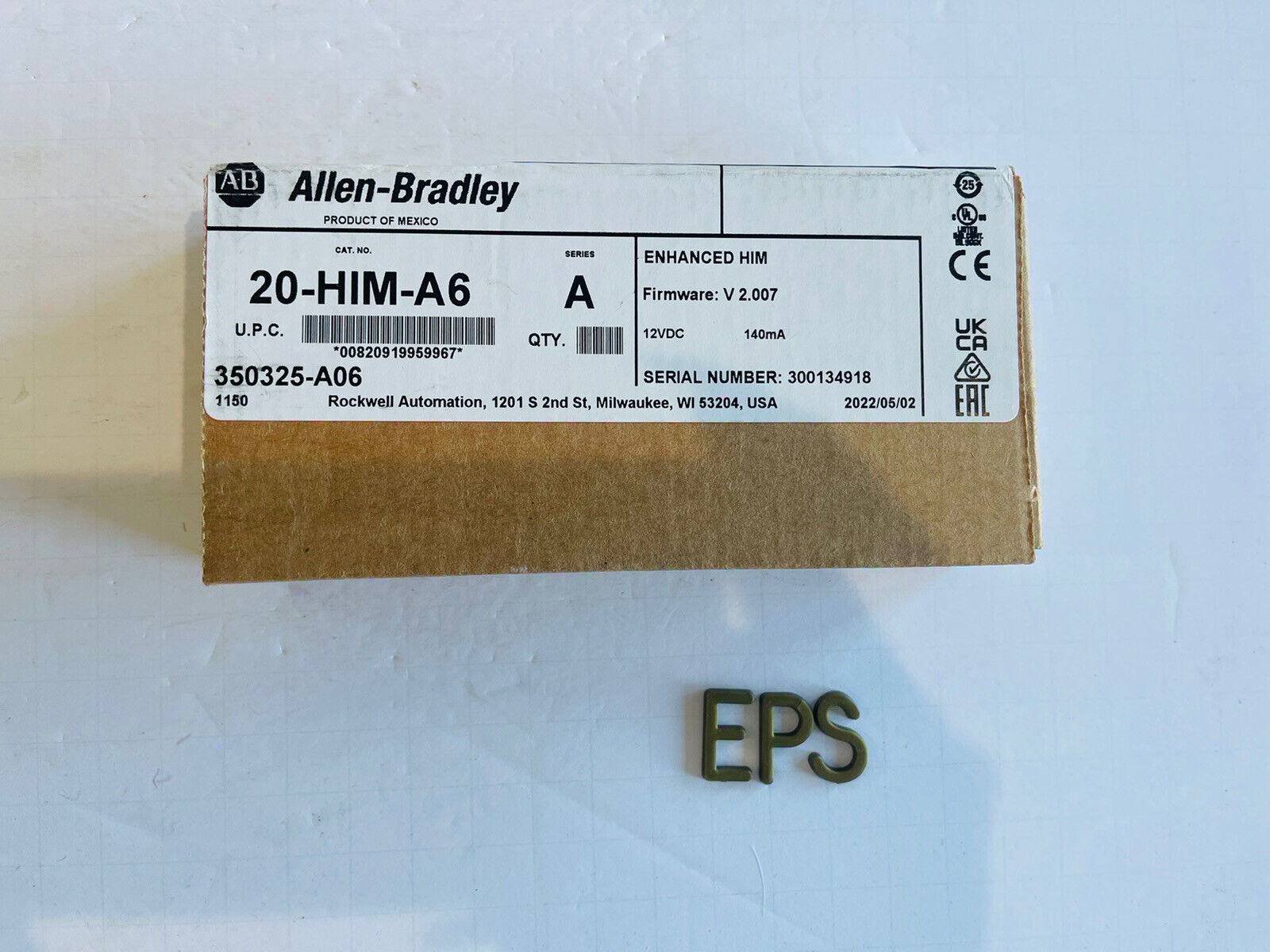 2022 Allen Bradley 20-HIM-A6 Powerflex Module #K-1330