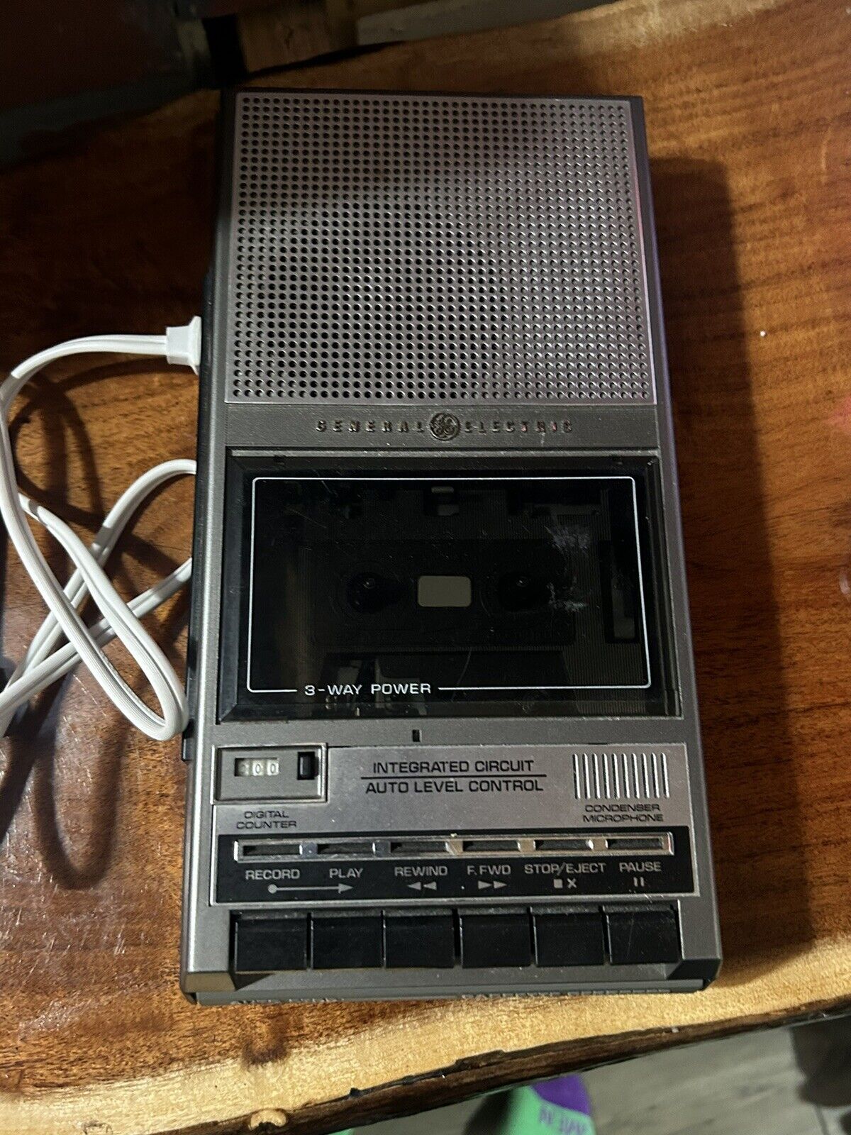 Vintage GE General Electric Cassette Recorder Model 3-5159B 