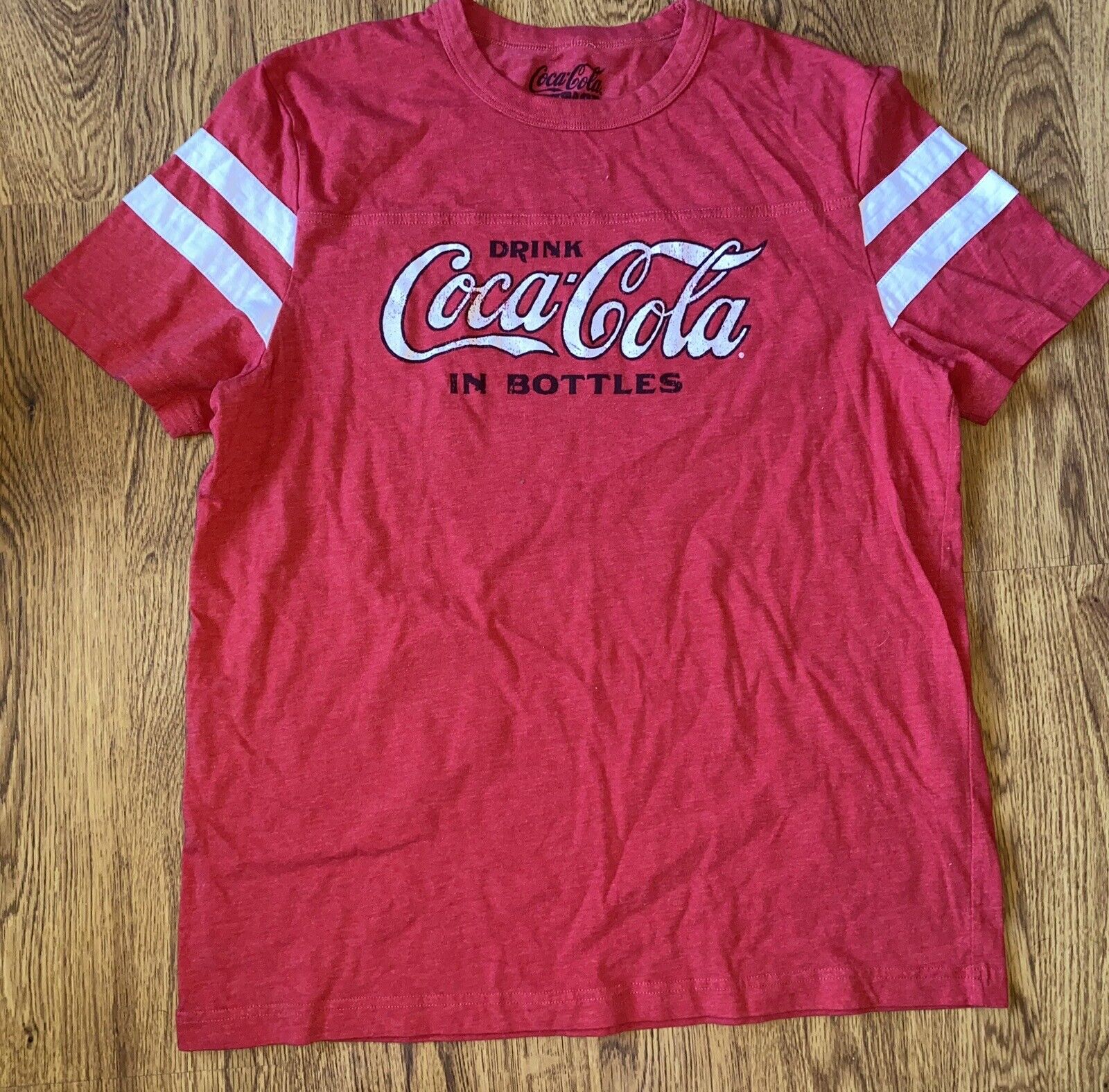 Vintage Coca Cola Print Mens Shirt Size XL
