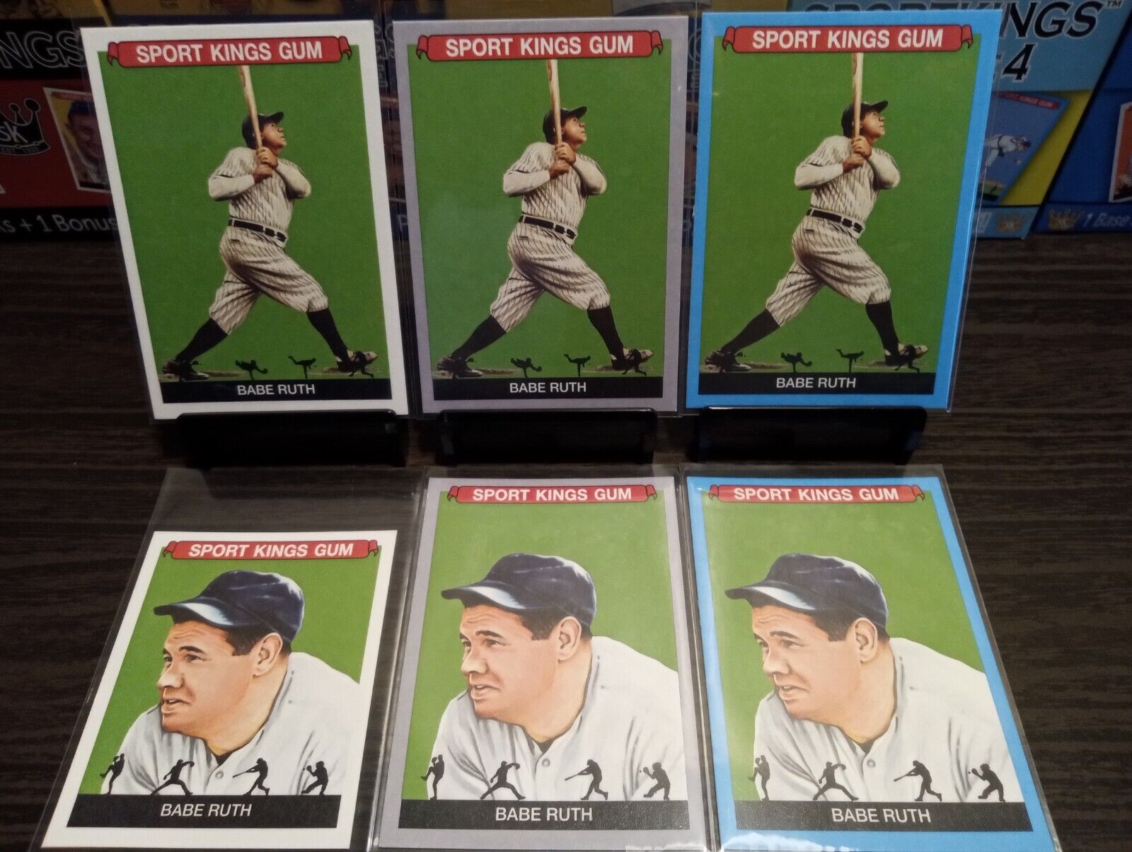 Babe Ruth 6 Case Hits Set Sportkings - #144