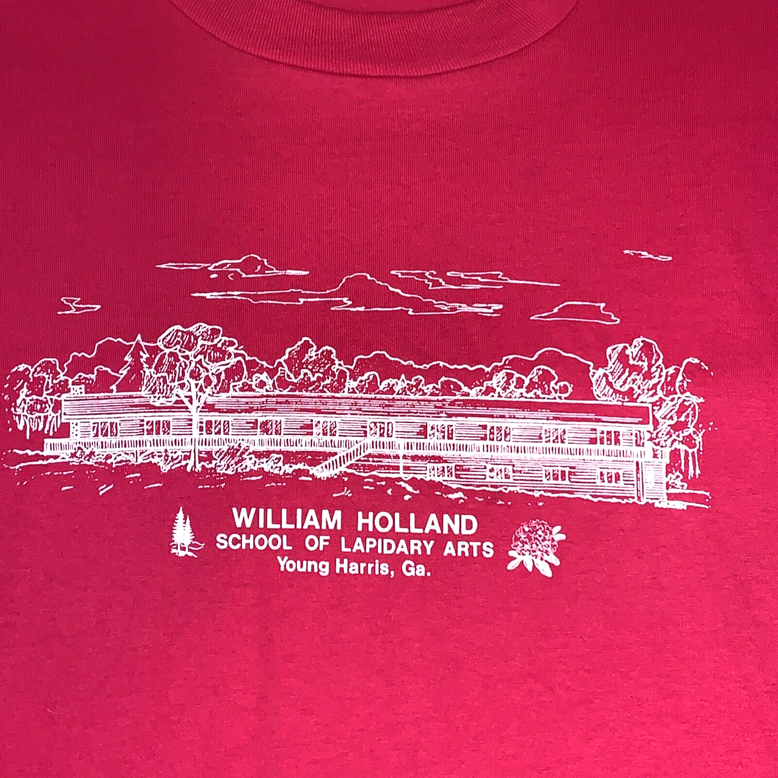 School Of Lapidary Arts T-Shirt William Holland Georgia Pink Size XL