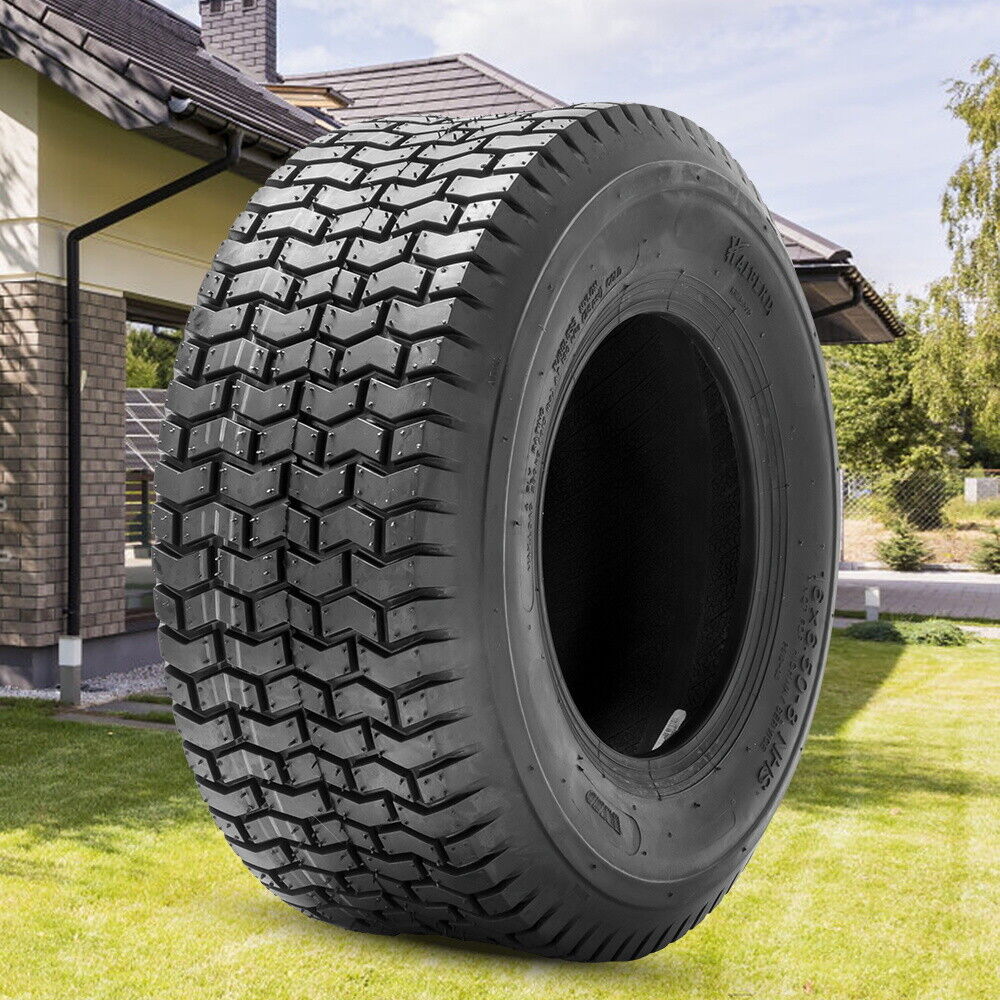 16x6.50-8 Lawn Mower Tire 4PR 16x6.5x8 Go Kart Turf Friendly Garden Tubeless New