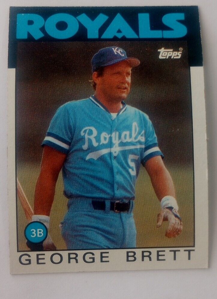 1986 Topps George Brett #300 Great Condition~Free Fast Shipping & 30-Day Returns