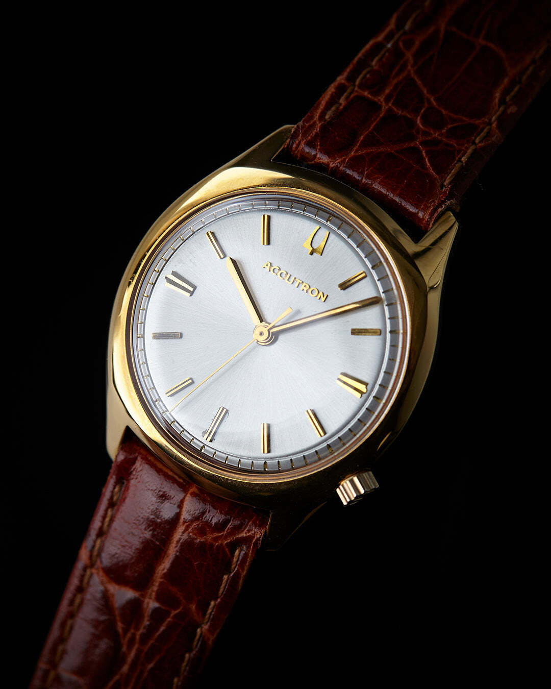 Accutron Cushion Tuning Fork Vintage Wristwatch
