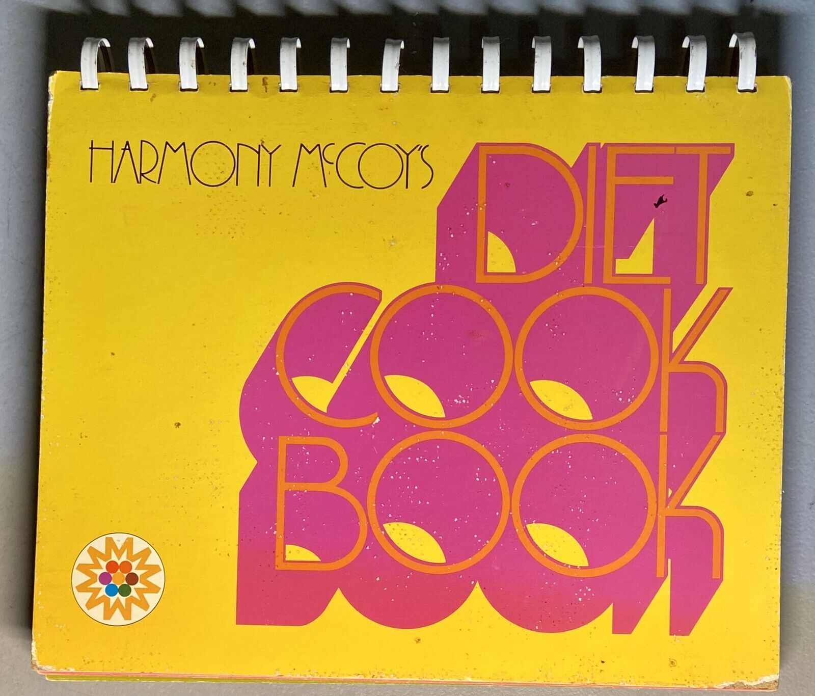 VTG 1972 Harmony McCoy\'s Diet Cookbook Spiral Bound Murrieta Resort Chef RARE