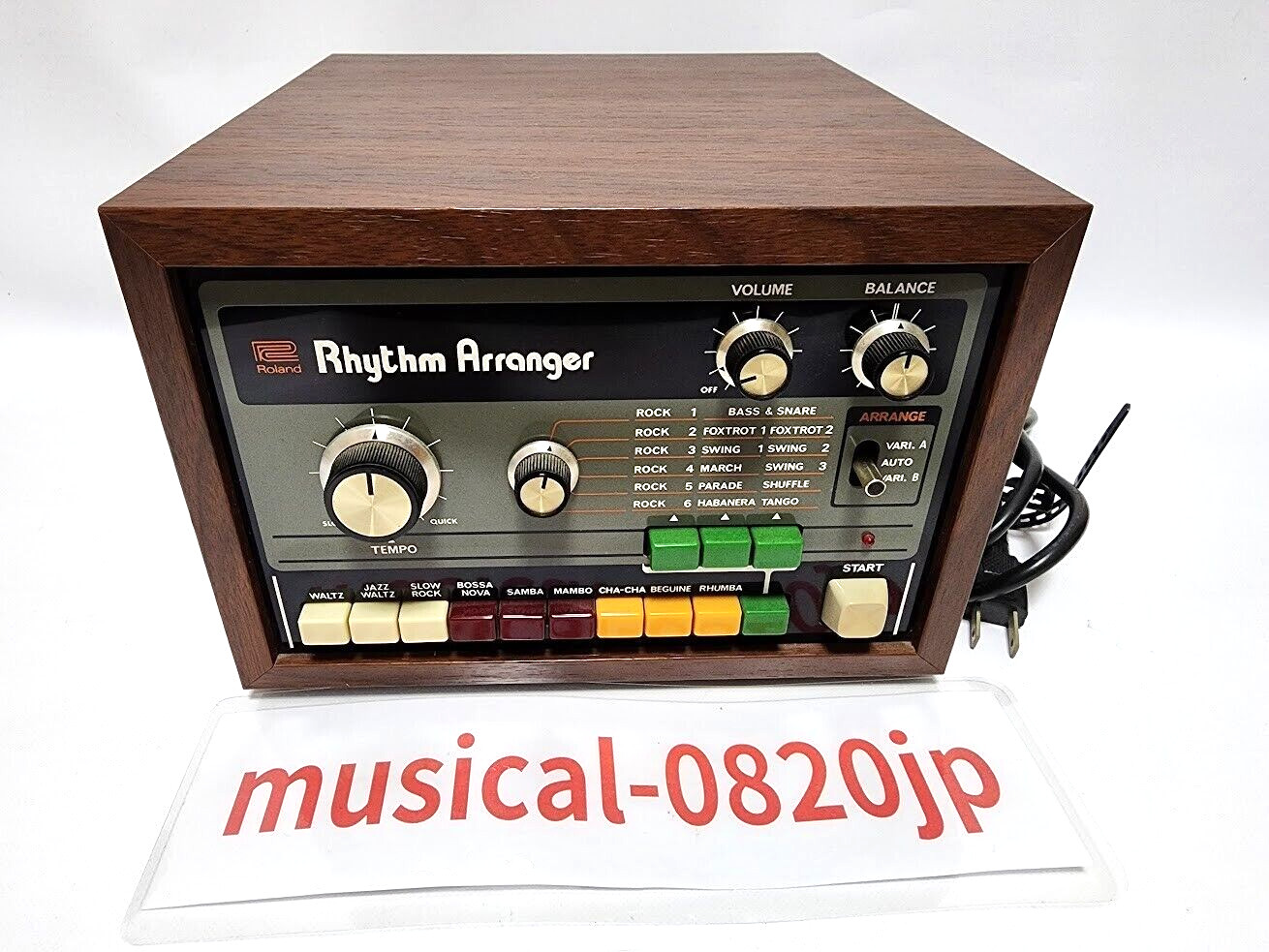 Roland TR-66 Rhythm Arranger Drum Machine Analog
