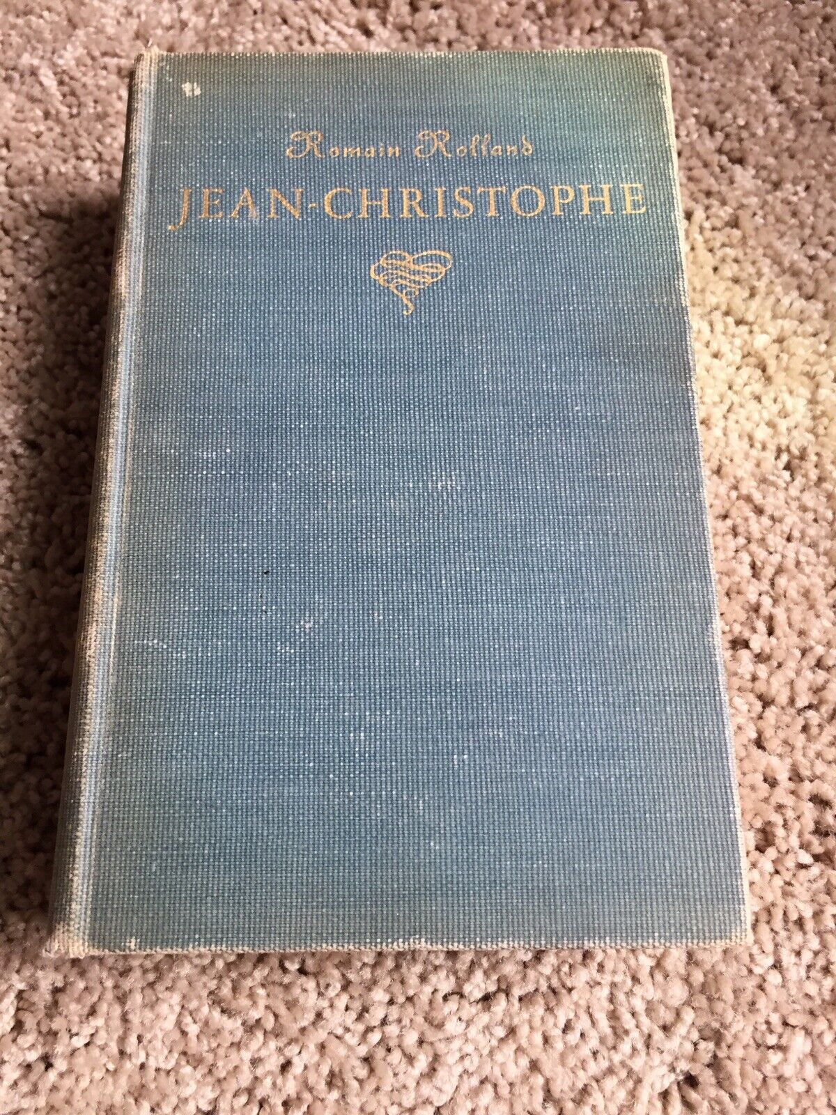VINTAGE 1913 ROMAIN ROLLAND\'S JEAN-CHRISTOPHE TRANSLATED HC BOOK EXLIB