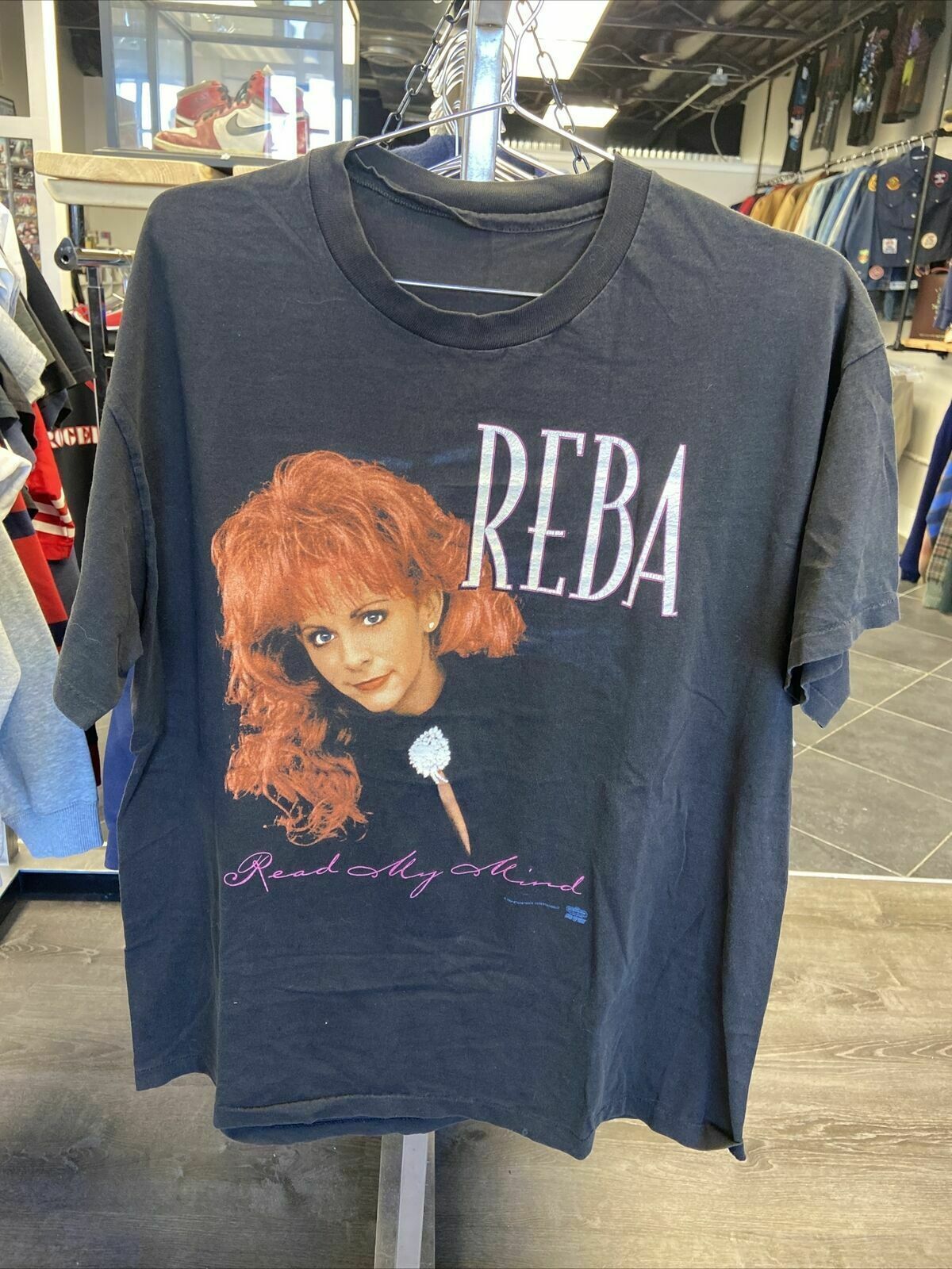 Rare Vintage Reba McEntire Read My Mind 1994 T0ur Single Stitch T Shirt HOT 