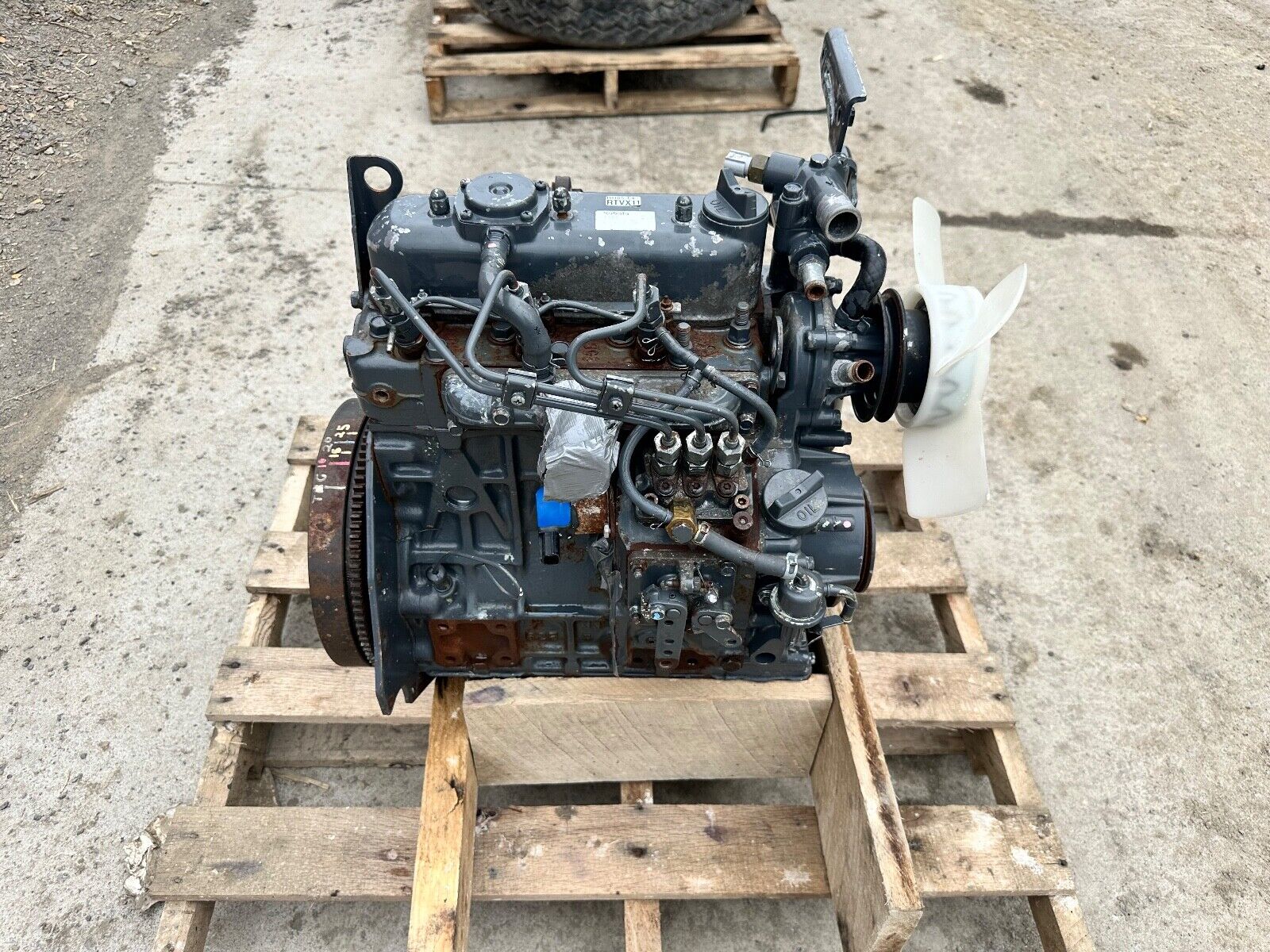 2016 KUBOTA D1105 Diesel Engine; GOOD RUNNING TAKEOUT; D1105-EF02; 1.1L; TIER 4