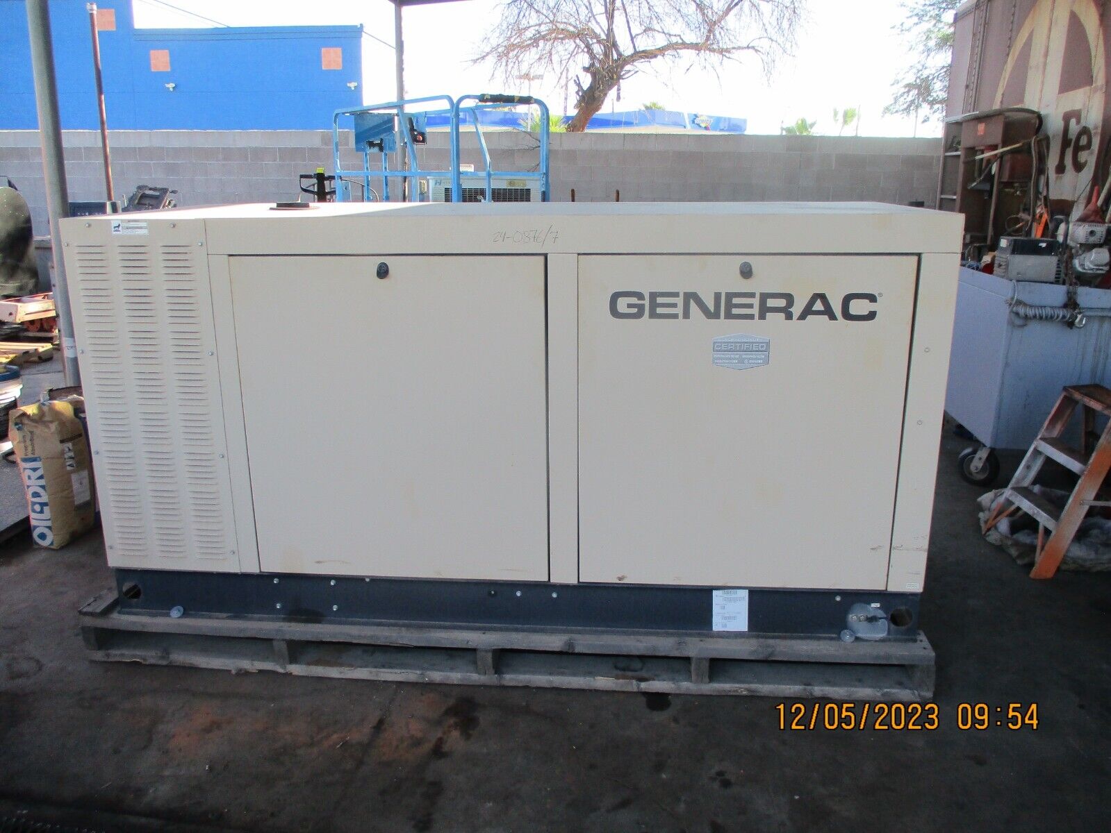 45 KW Generac natural gas generator