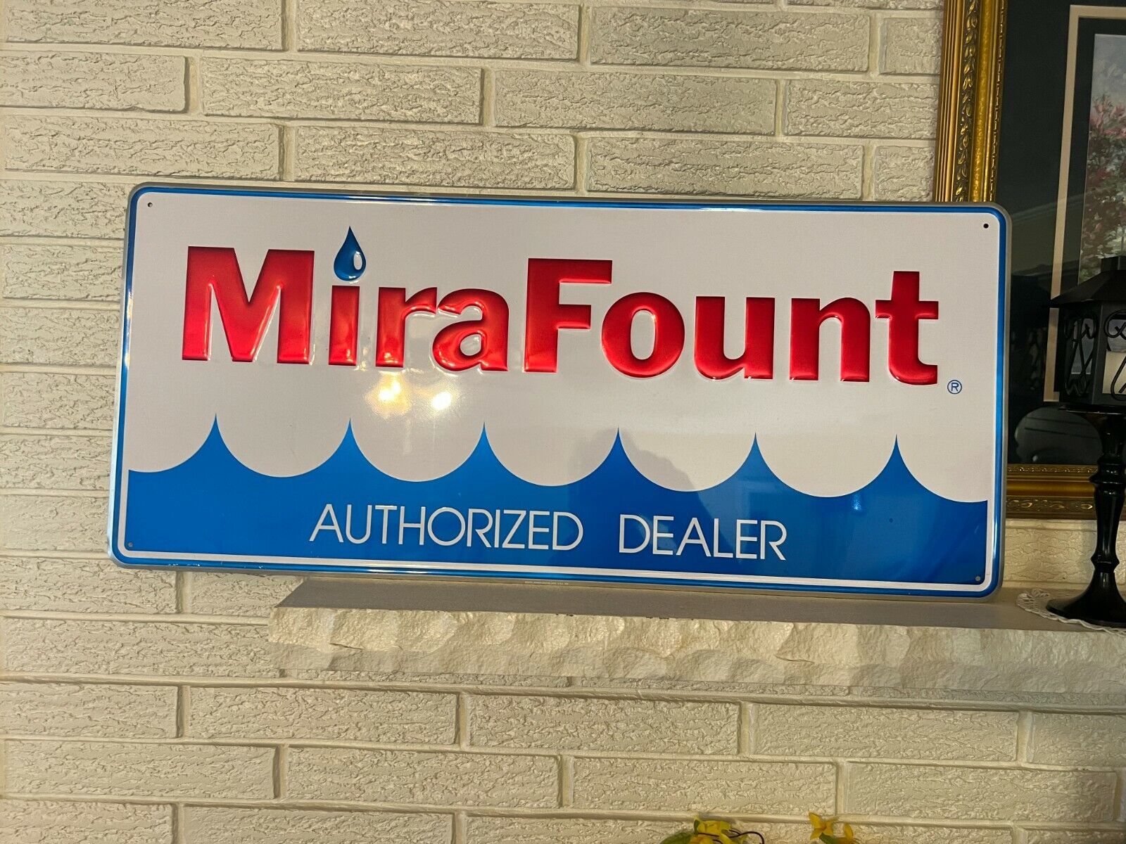Colorful Mira Fount Advertising Farm sign Livestock Watering Systems 36\