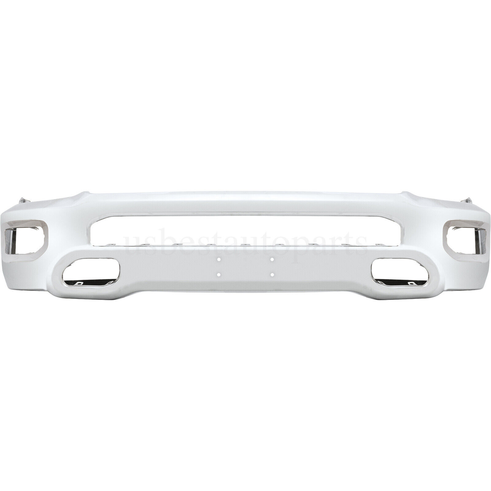 Chrome Steel Front Bumper Cover Face Bar For 2019-2022 RAM 1500 Pickup