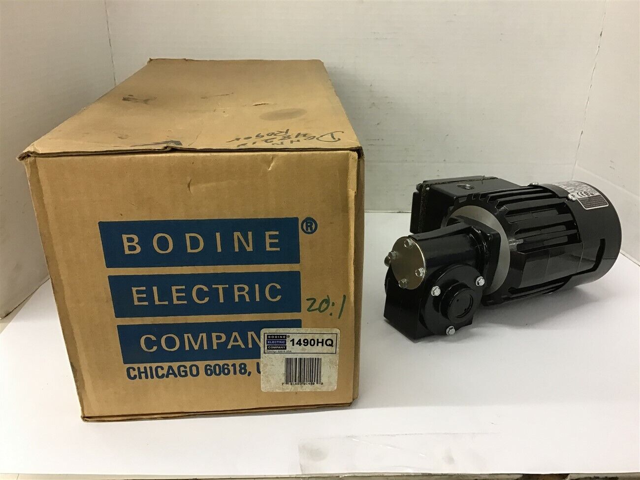 Bodine Electric 34R4BFCI-3F Gear Motor 1/15 HP 70 RPM 230VAC 20:1 Ratio