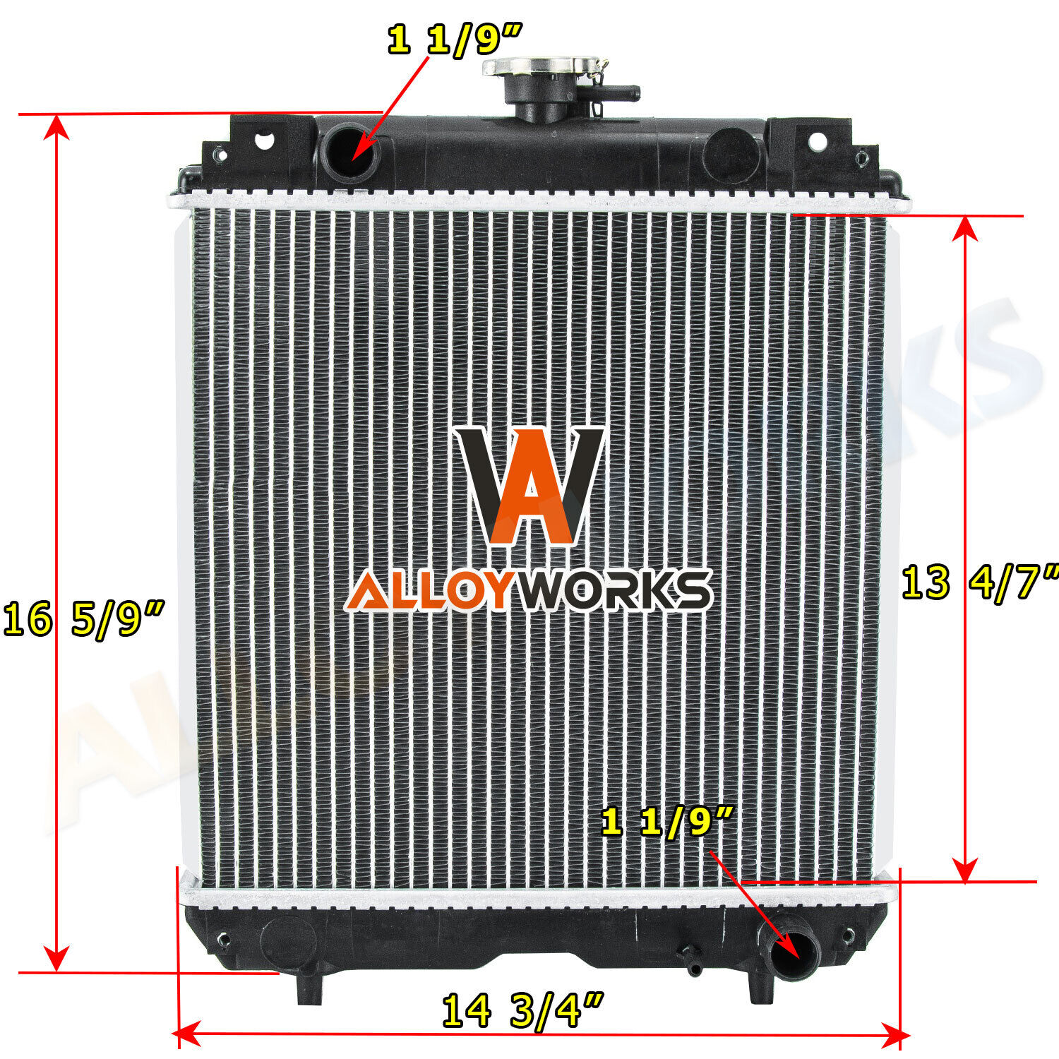 Aluminum Core Radiator For Kubota U25S U25-3S Excavator RB411-42300