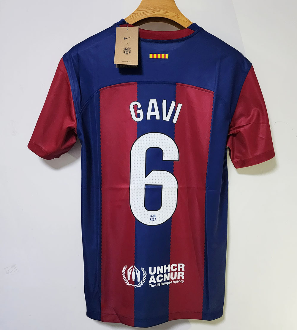 2023/2024 LAMINE YAMAL #27 PEDRI GAVI Soccer Jersey Football Shirt For Adult Man