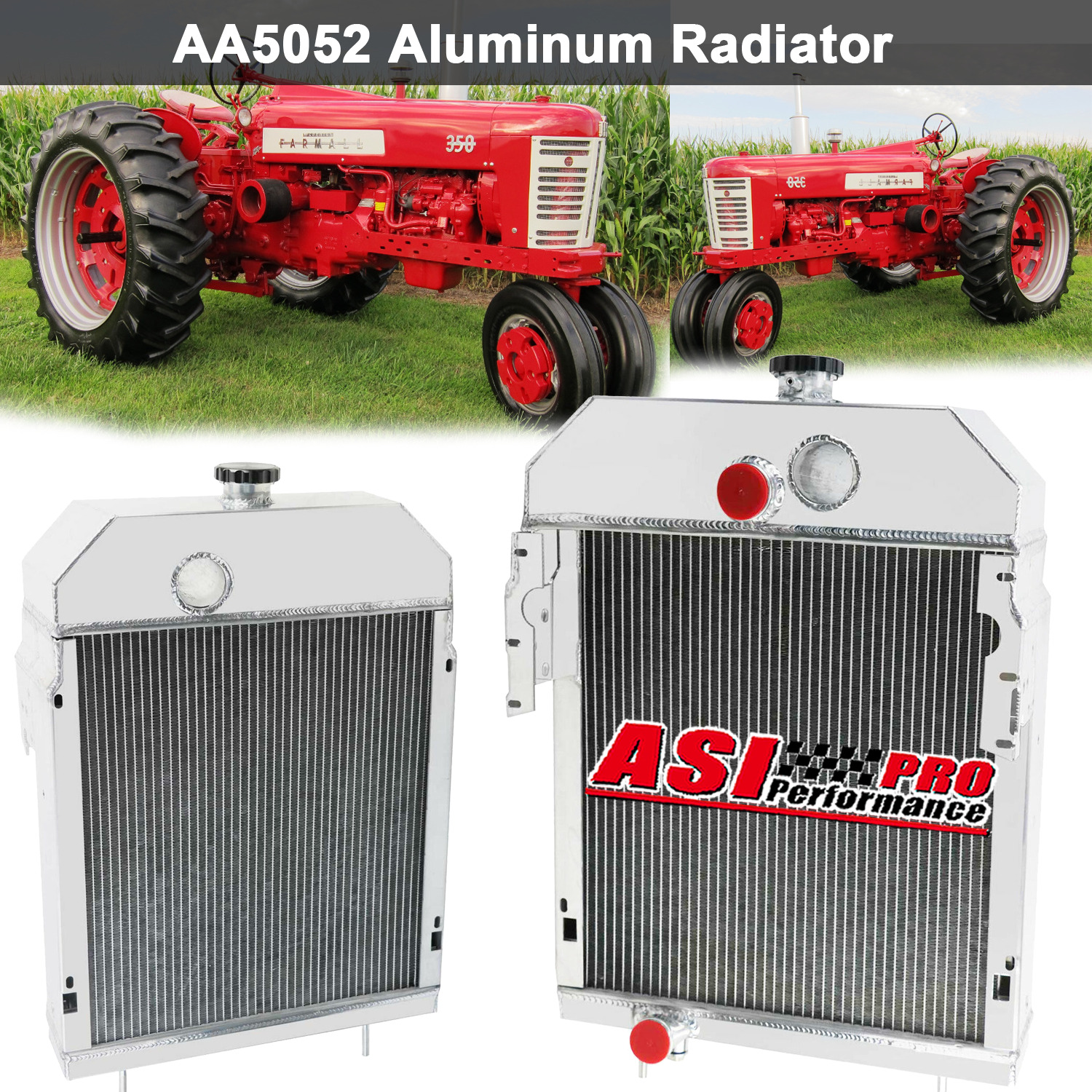 361704R93 4-Row Radiator For 300&350 Case /International /Farmall  Tractor