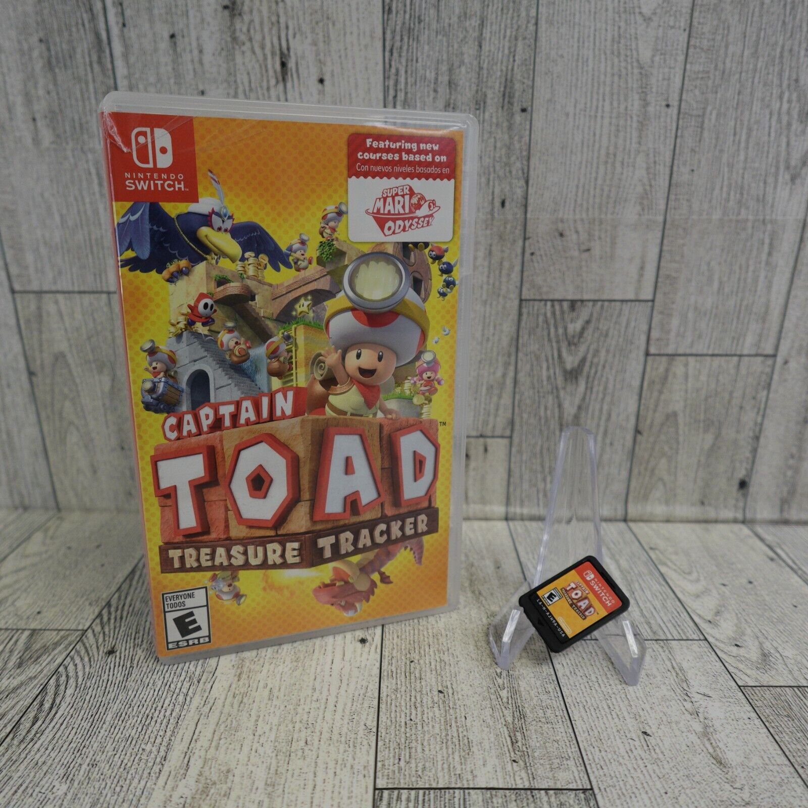 Captain Toad Switch CIB Treasure Tracker Nintendo Complete Game Toadette Wingo