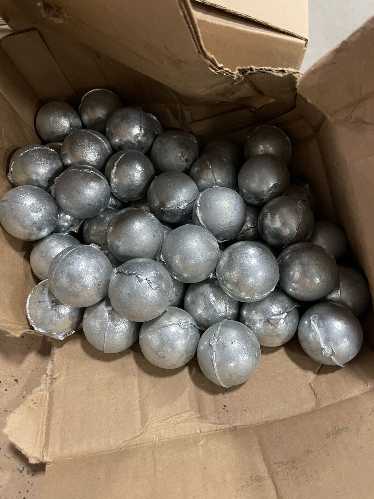 Zinc Ball Galvanizing Anodes -40LB Box
