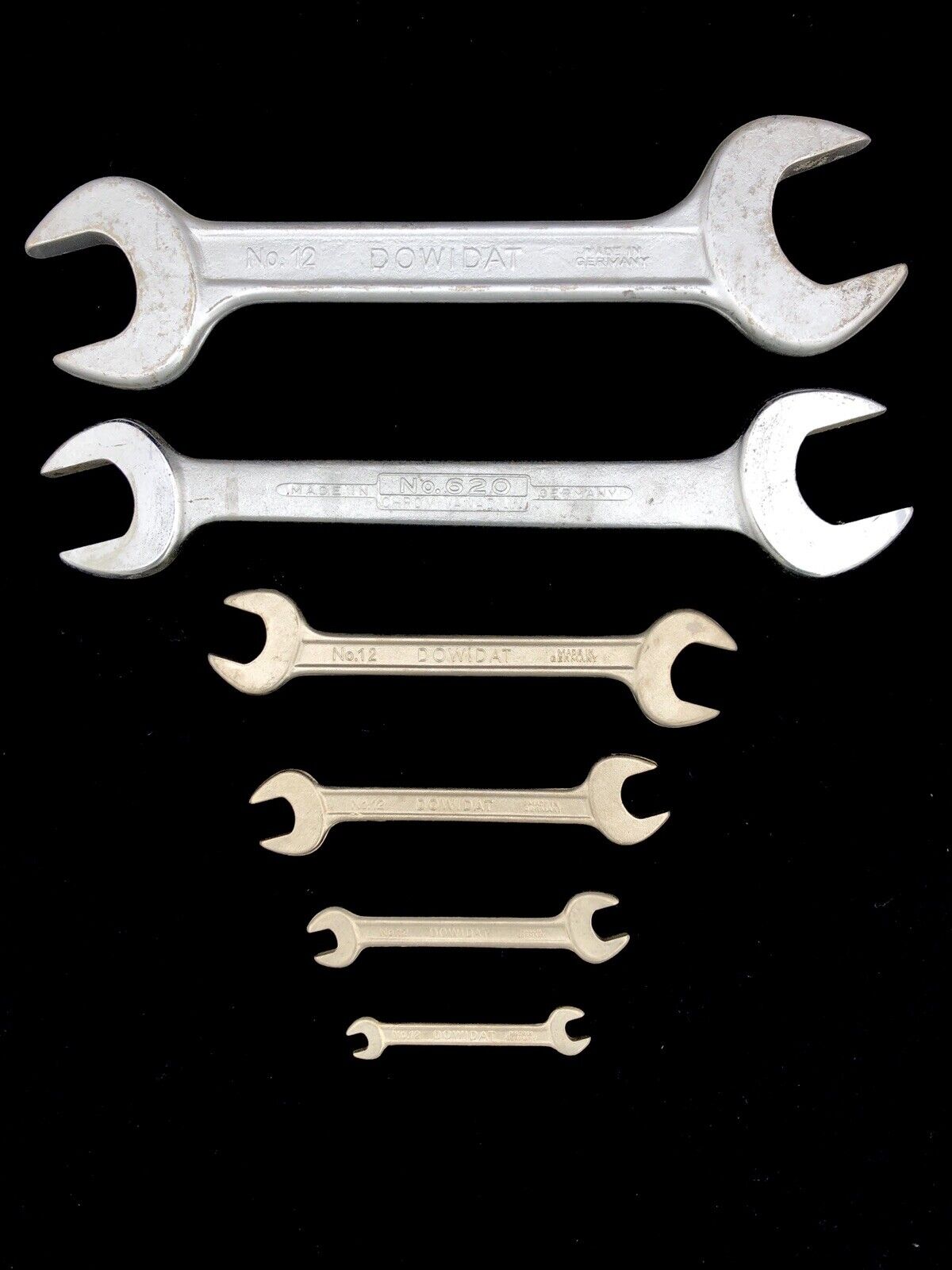 British Standard Whitworth Open Ended Spanner Wrench Set | 6 pcs